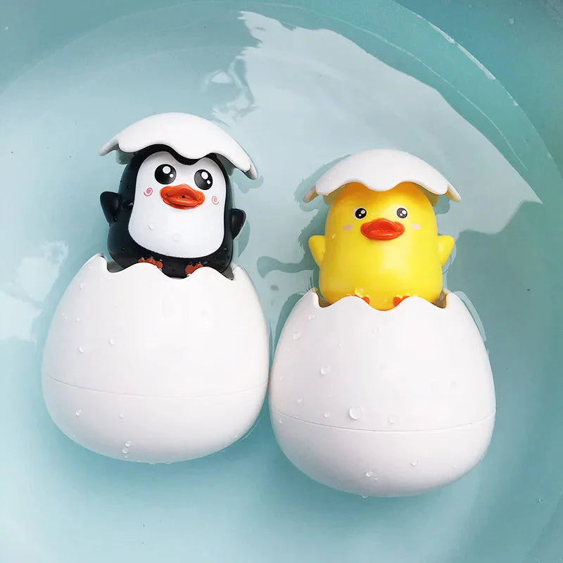 Baby Bath Toys - Duck & Penguin Water Spray Shower Toys | Fun & Safe Bath Time Gift for Kids