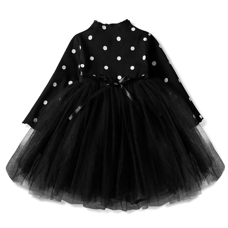 Modern Elegamt Newborn Princess Infant Baby Girl Clothes Polka Dot Tutu Ball Gown Party Dresses For Girls and Babies