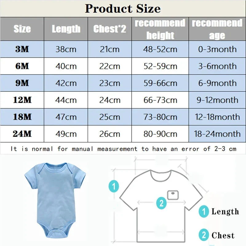 3PCS Baby Bodysuit Set (0–12M) – Soft Cotton Solid Color Summer Rompers for Boys & Girls