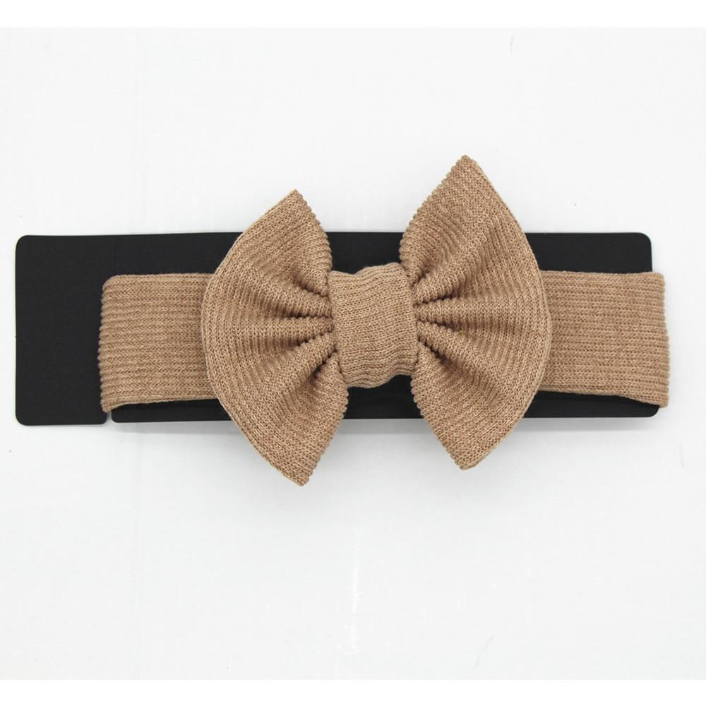 Modern Cute Baby Girl Headbands Knitted Newborn Baby Bow Infant Head Bands Hairbands For Girls Hair Accessories