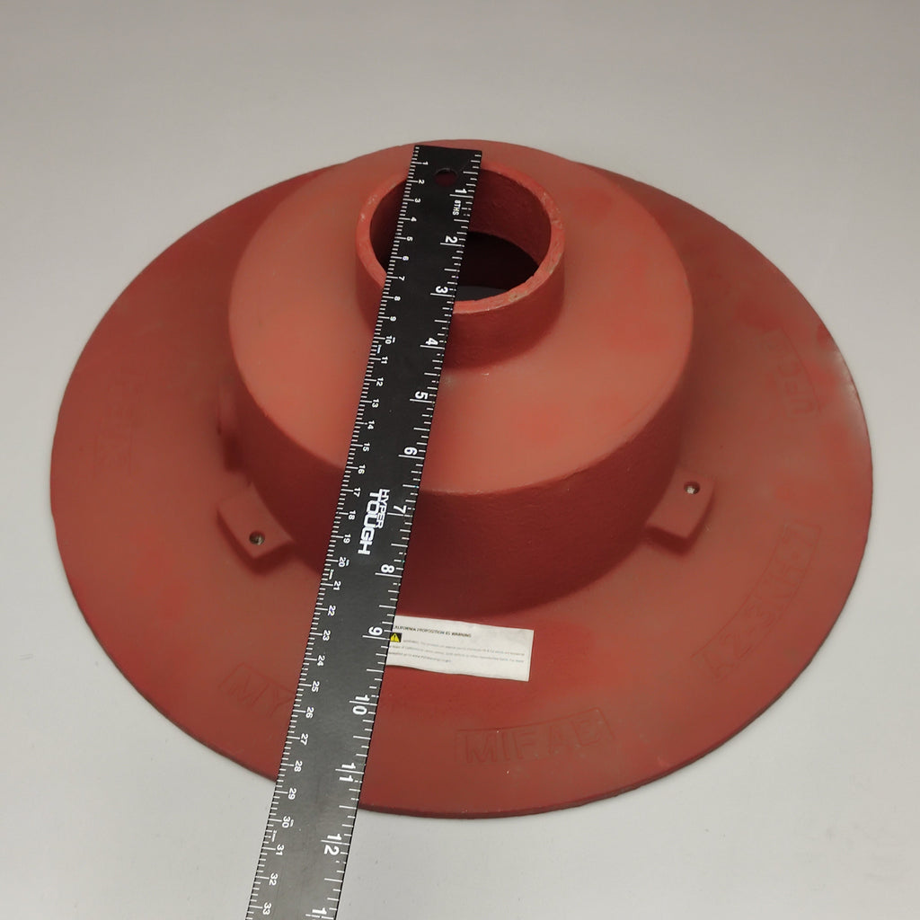 MIFAB A2 Body Lacquered Cast Iron 15" Dai. Drain Top Flange (New)