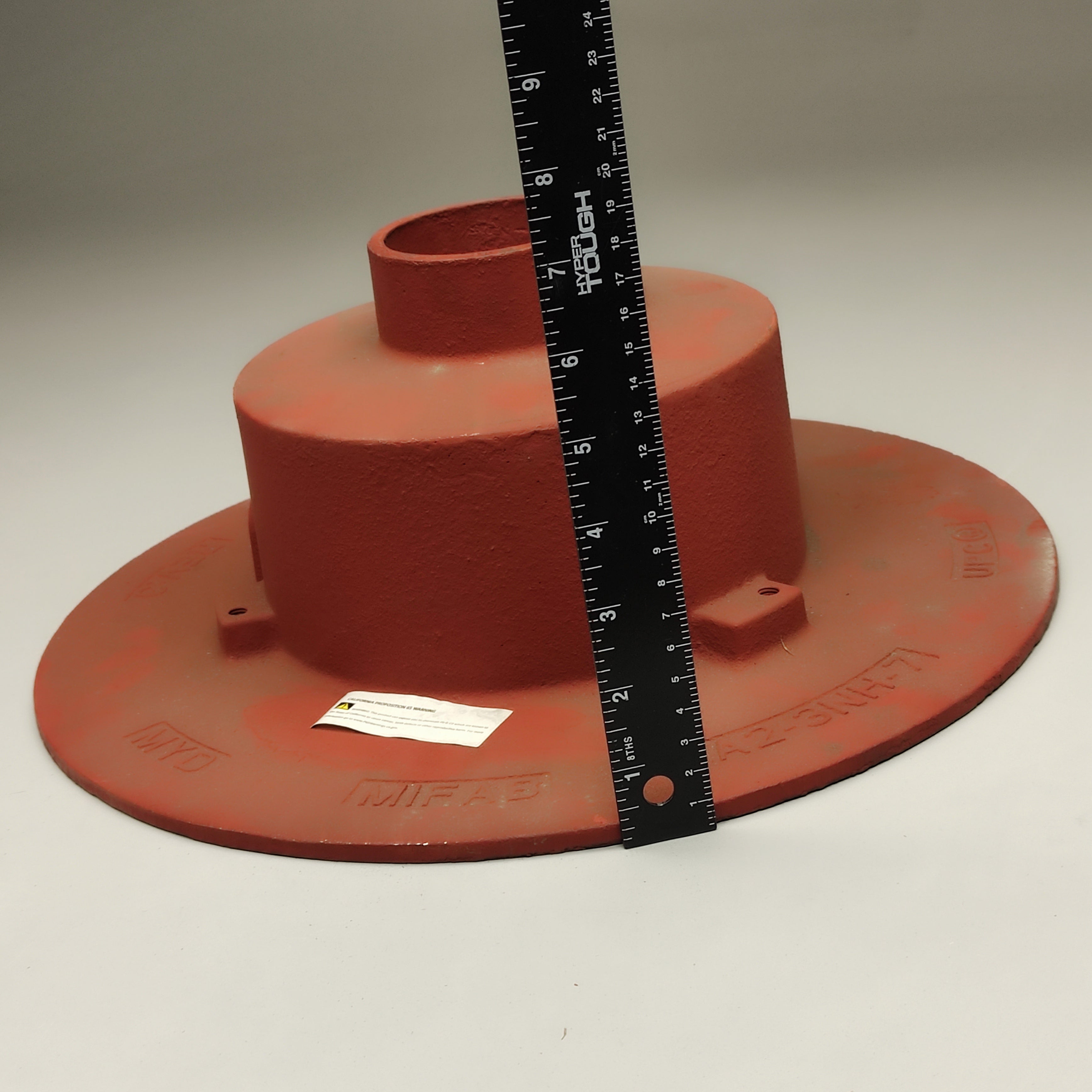 MIFAB A2 Body Lacquered Cast Iron 15" Dai. Drain Top Flange (New)