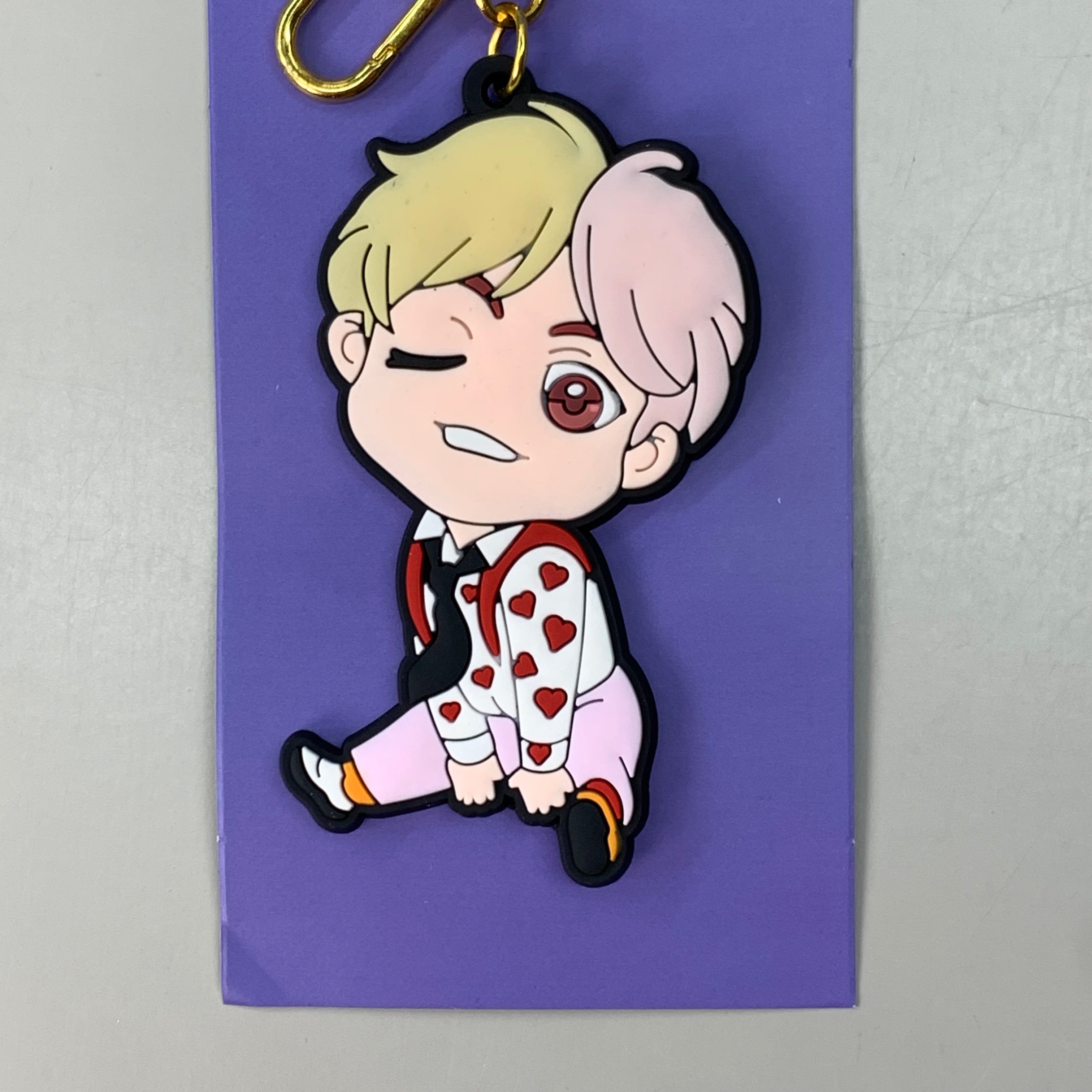 BTS 3-PACK! Kpop Korean Tag Keychain Figures of BTS Members V, Jungkook & Jin (New)