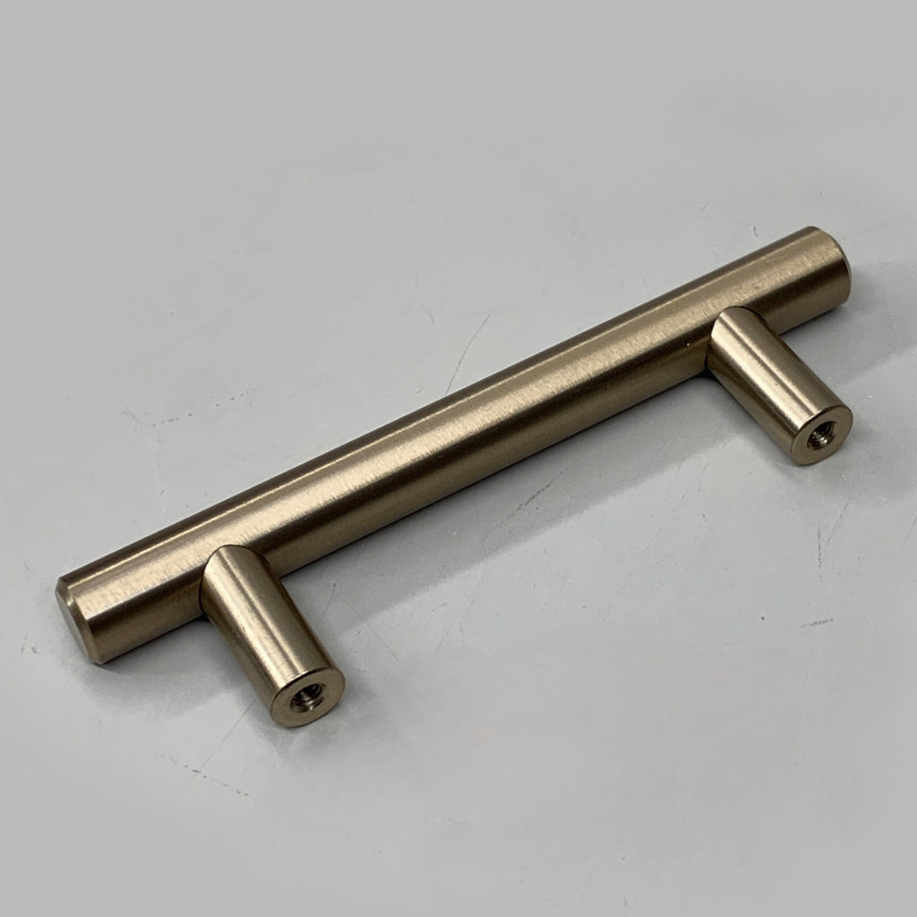 BERENSON (10 PACK) Traditional Advantage Two T-Bar Pull Champagne 3" 9540-20CZ-P