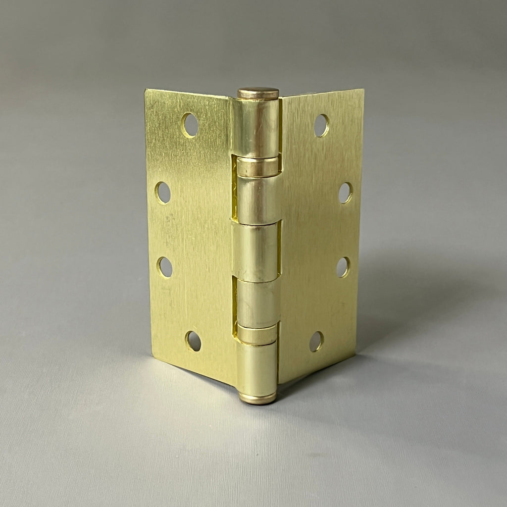 SGS Heavy Duty Commercial Grade Hinge 3-PACK 4.5" x 4.5" Satin Brass BB1000 (new)