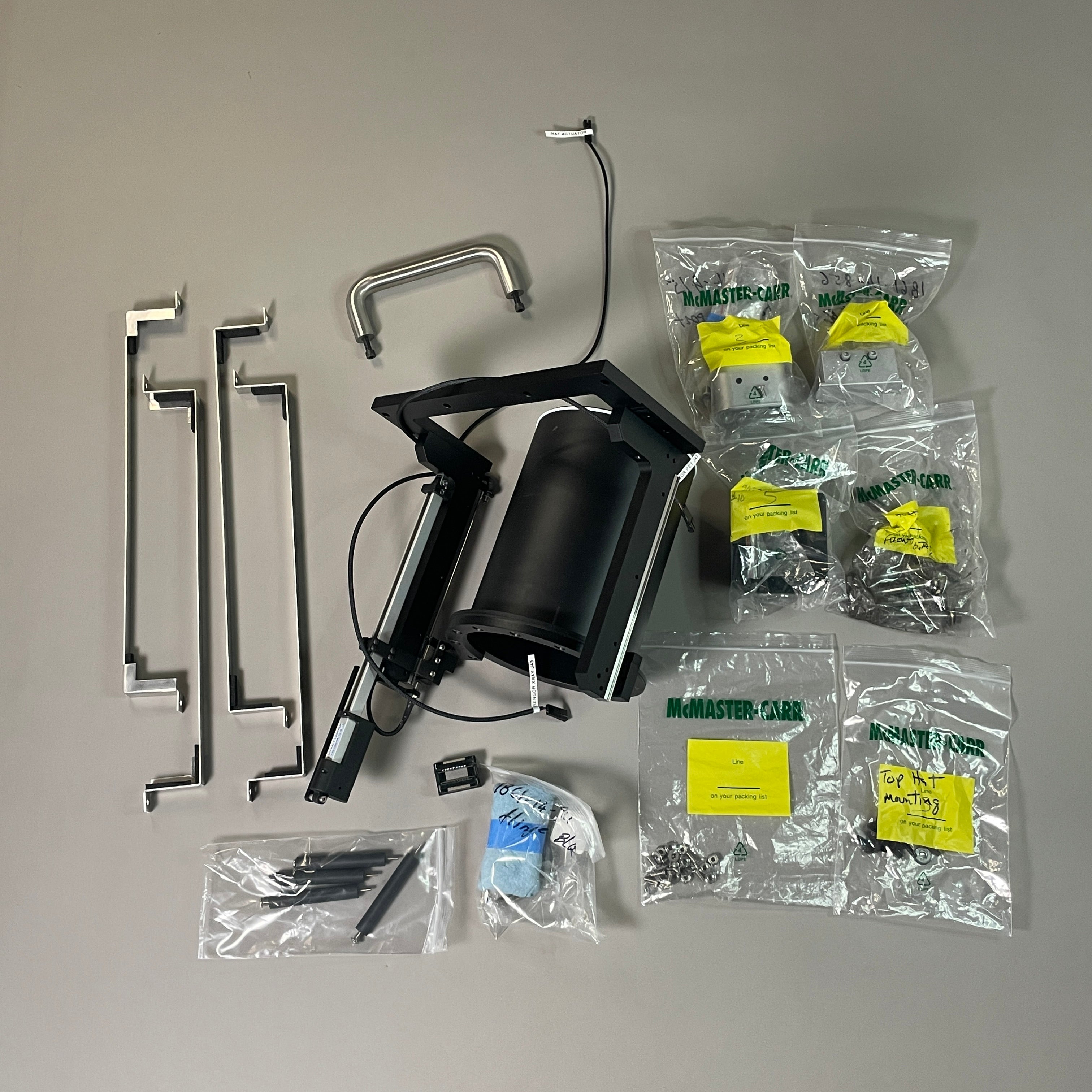Scientific Veterinarian X-Ray Surround On Linear Rail, Actuoinix Motion Actuator & Hardware (New)