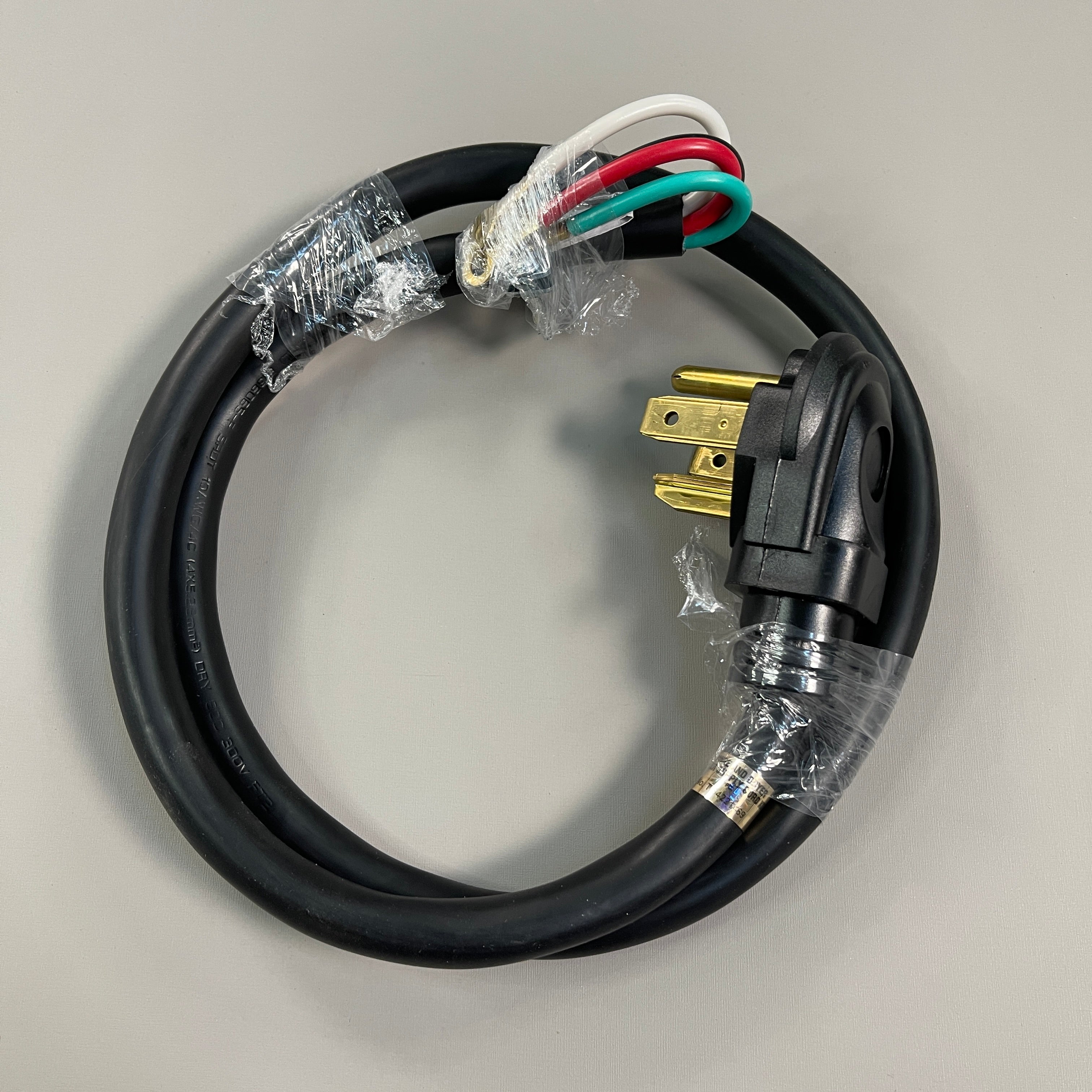 ELECTROLUX Smart Choice 4 ft 30 AMP 4 Wire Dryer Black Plug Cord 5304512980 (New)