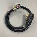 ELECTROLUX Smart Choice 4 ft 30 AMP 4 Wire Dryer Black Plug Cord 5304512980 (New)