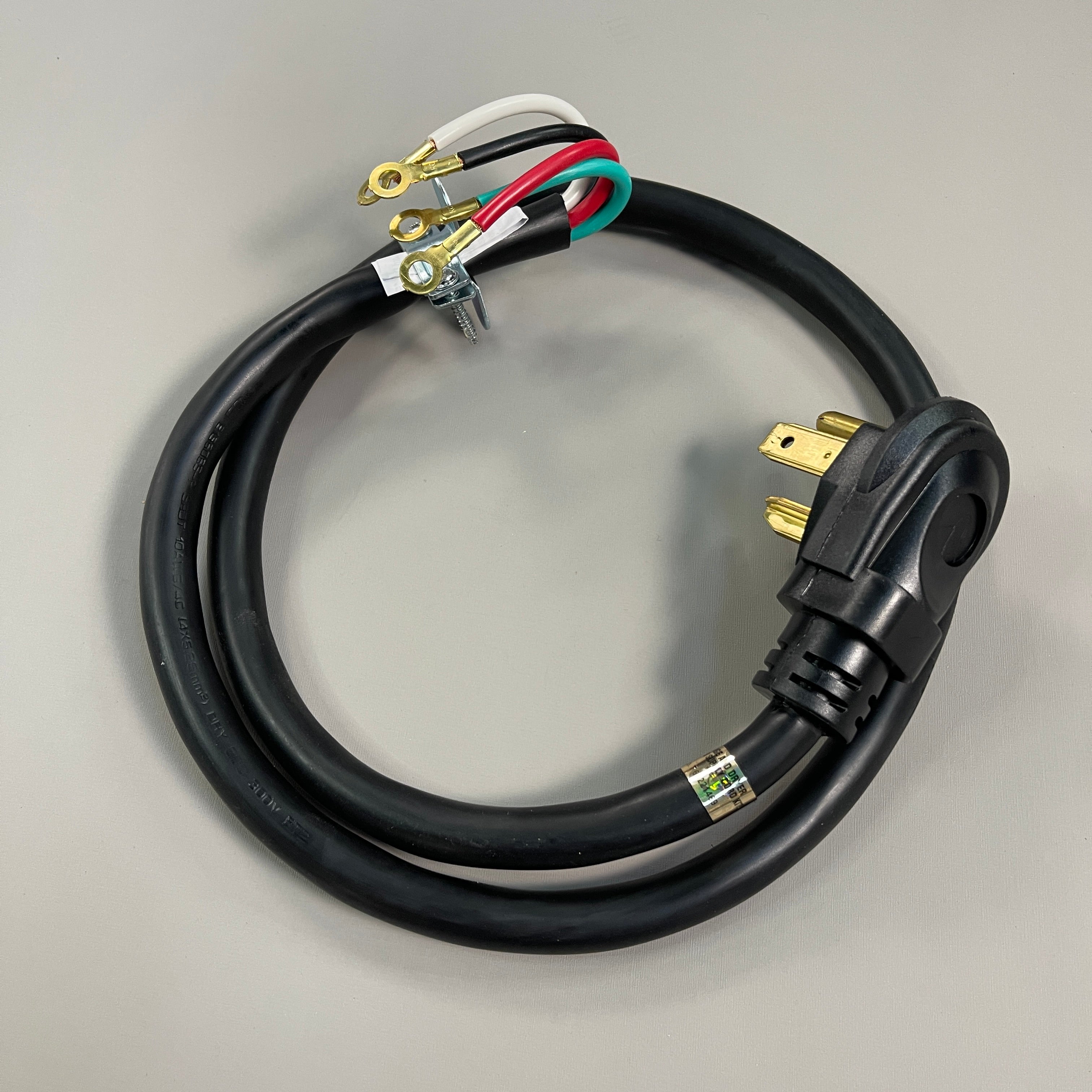 ELECTROLUX Smart Choice 4 ft 30 AMP 4 Wire Dryer Black Plug Cord 5304512980 (New)