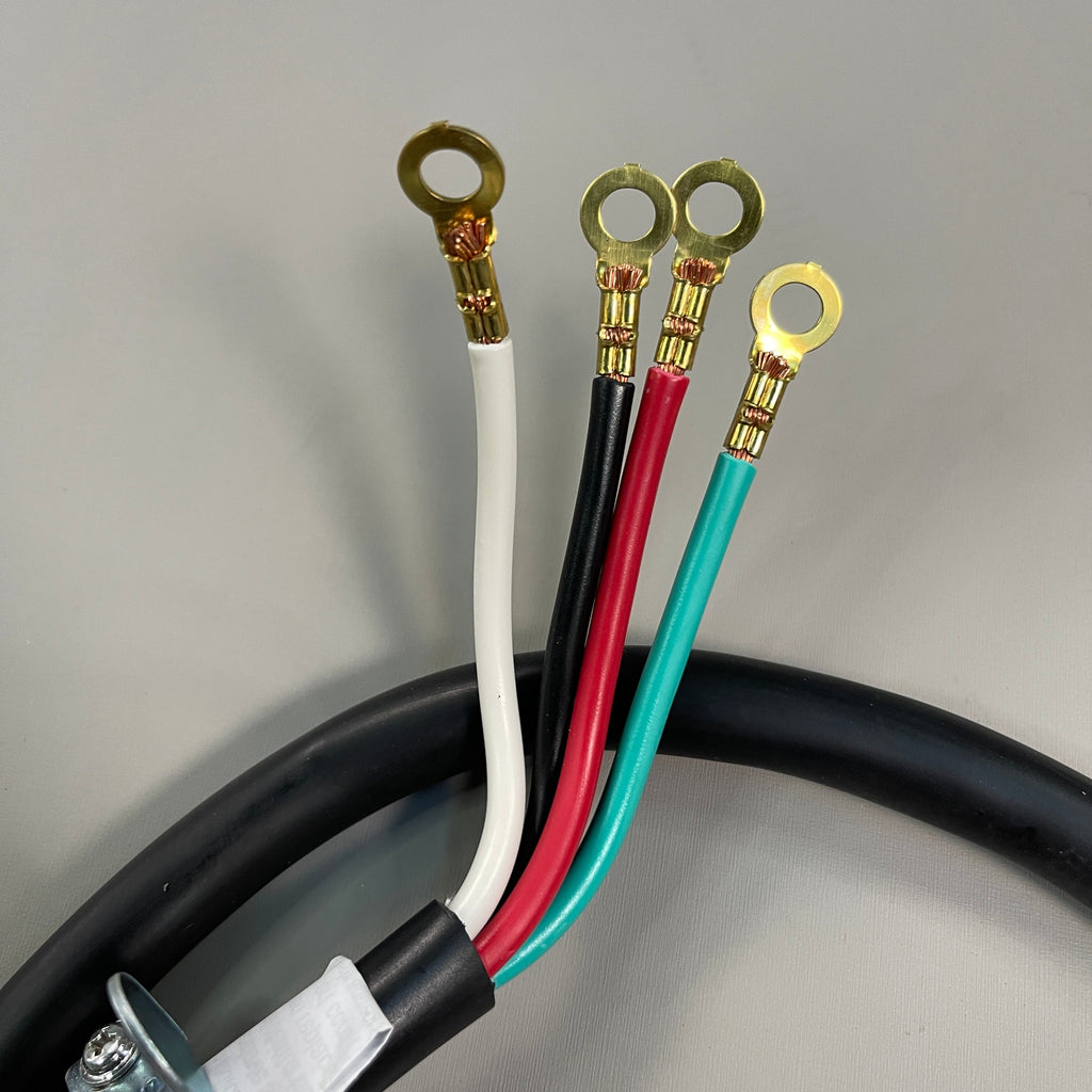 ELECTROLUX Smart Choice 4 ft 30 AMP 4 Wire Dryer Black Plug Cord 5304512980 (New)