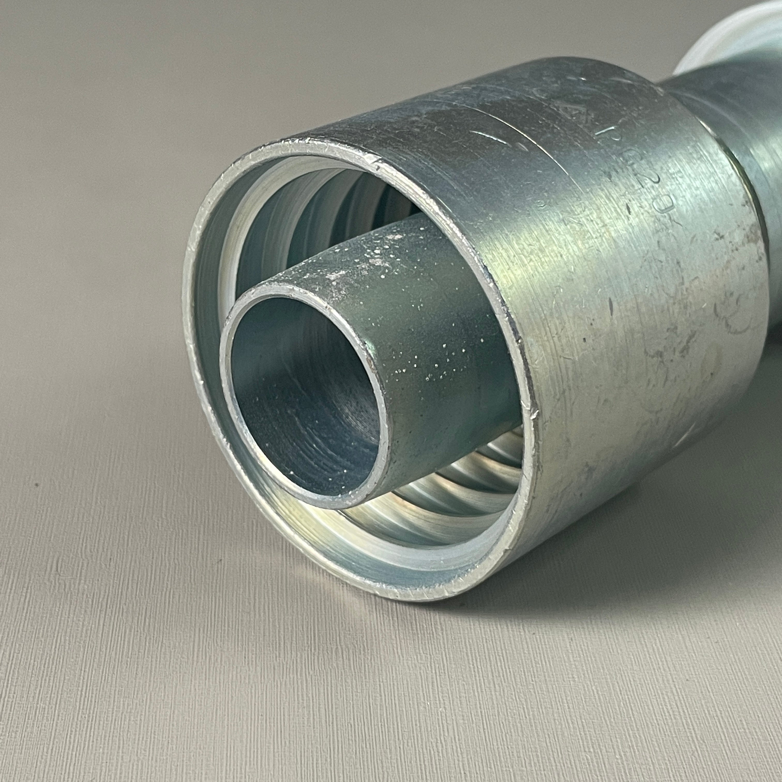 DAYCO Hydraulic Coupling Adapter O-Ring Flange 2" X 5" Steel Straight 100389 (New)