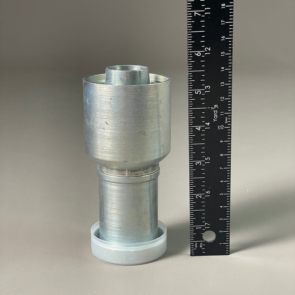 DAYCO Hydraulic Coupling Adapter O-Ring Flange 2" X 5" Steel Straight 100389 (New)