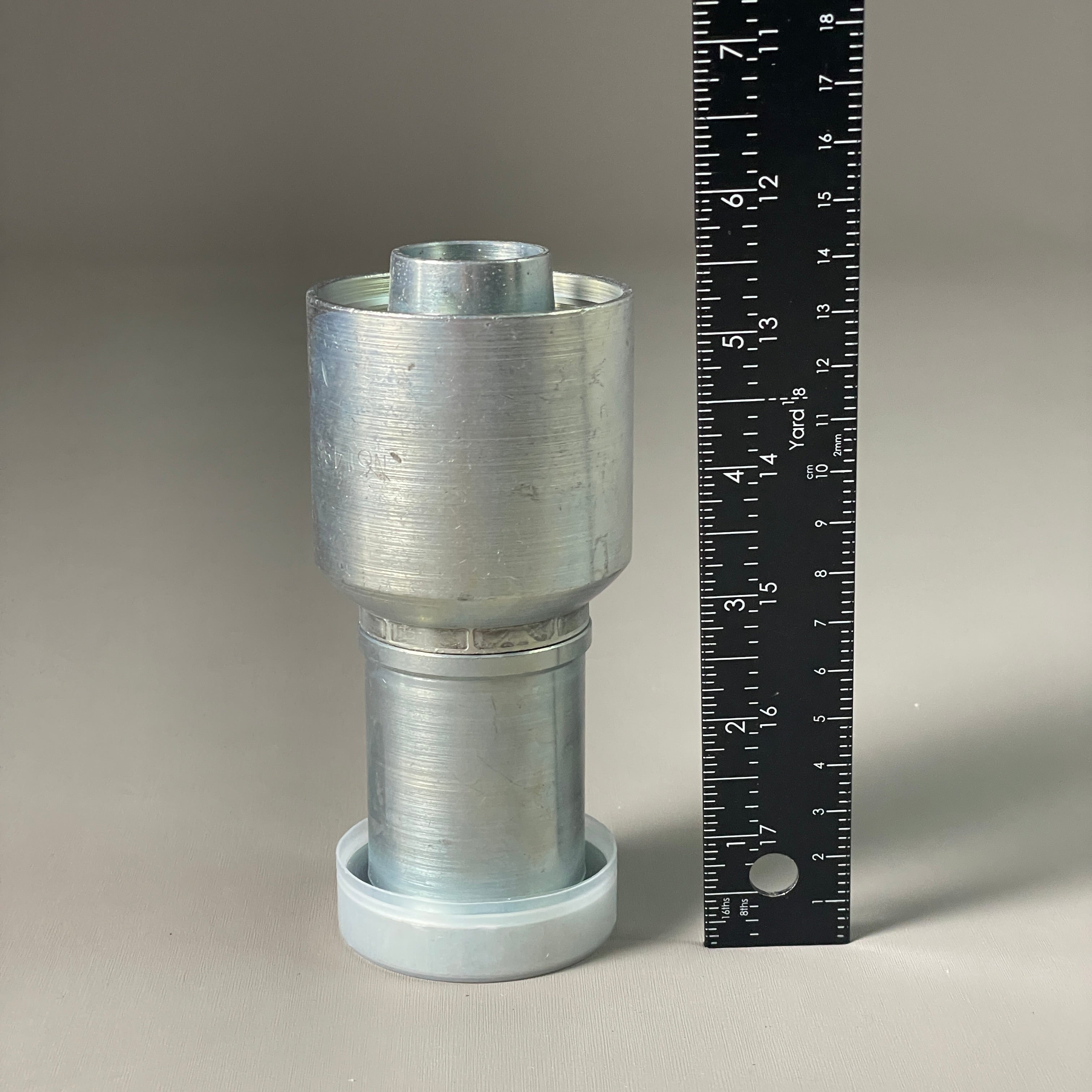 DAYCO Hydraulic Coupling Adapter O-Ring Flange 2" X 5" Steel Straight 100389 (New)