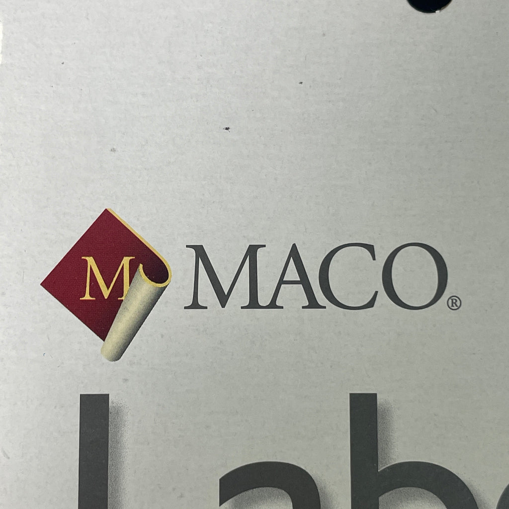 MACO Round GREEN Color-Coding Labels 3/4” Dia. 1000 Labels MR1212-5