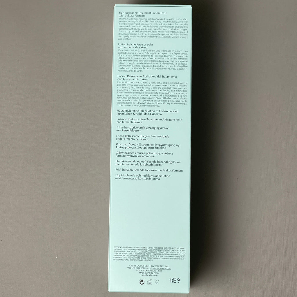 ESTEE LAUDER Micro Essence Skin Activating Treatment Lotion Sakura 6.7oz / 200mL