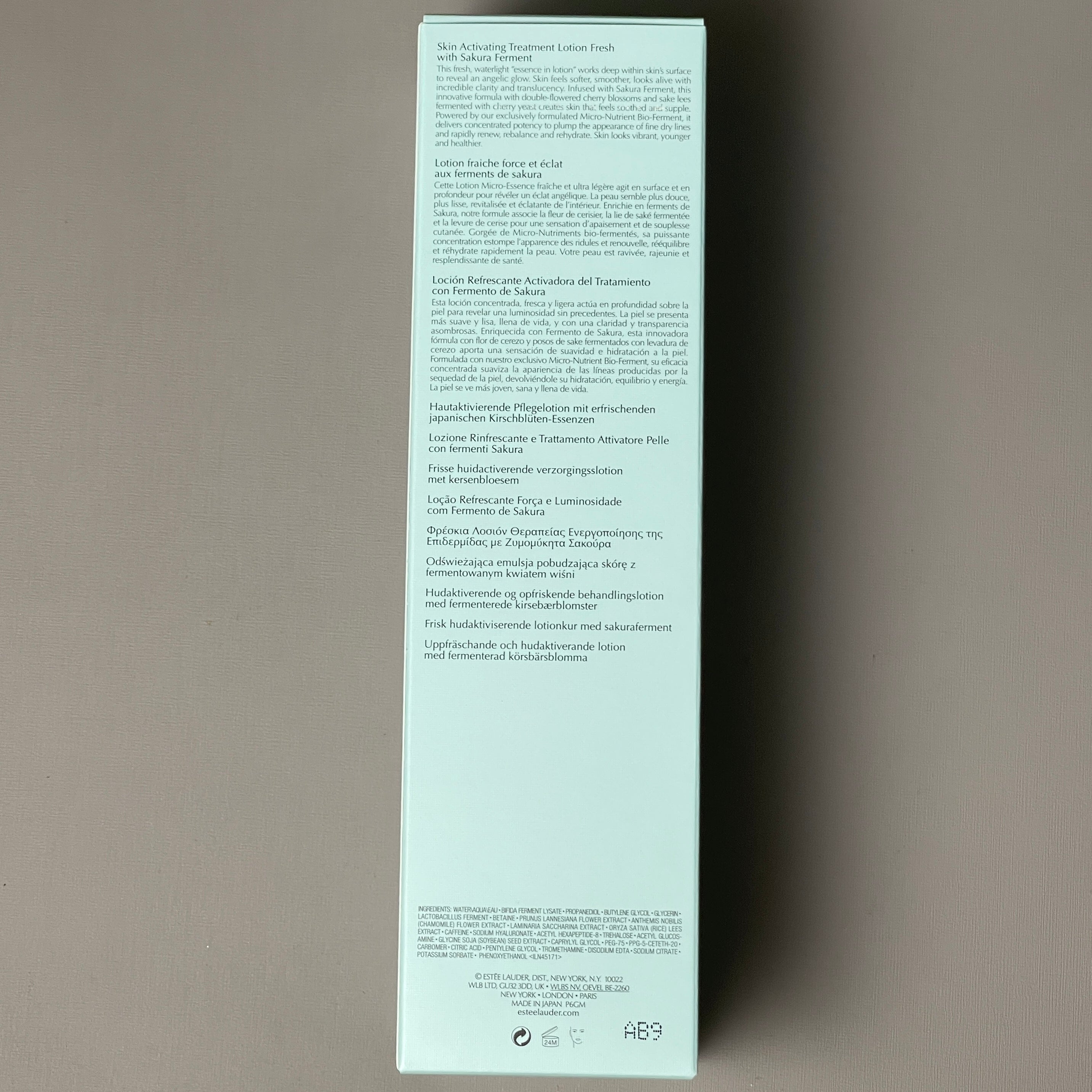 ESTEE LAUDER Micro Essence Skin Activating Treatment Lotion Sakura 6.7oz / 200mL