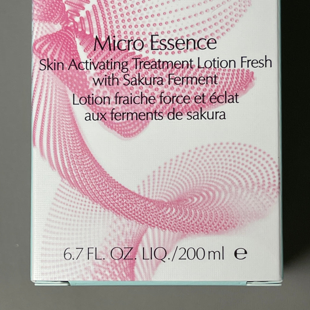 ESTEE LAUDER Micro Essence Skin Activating Treatment Lotion Sakura 6.7oz / 200mL