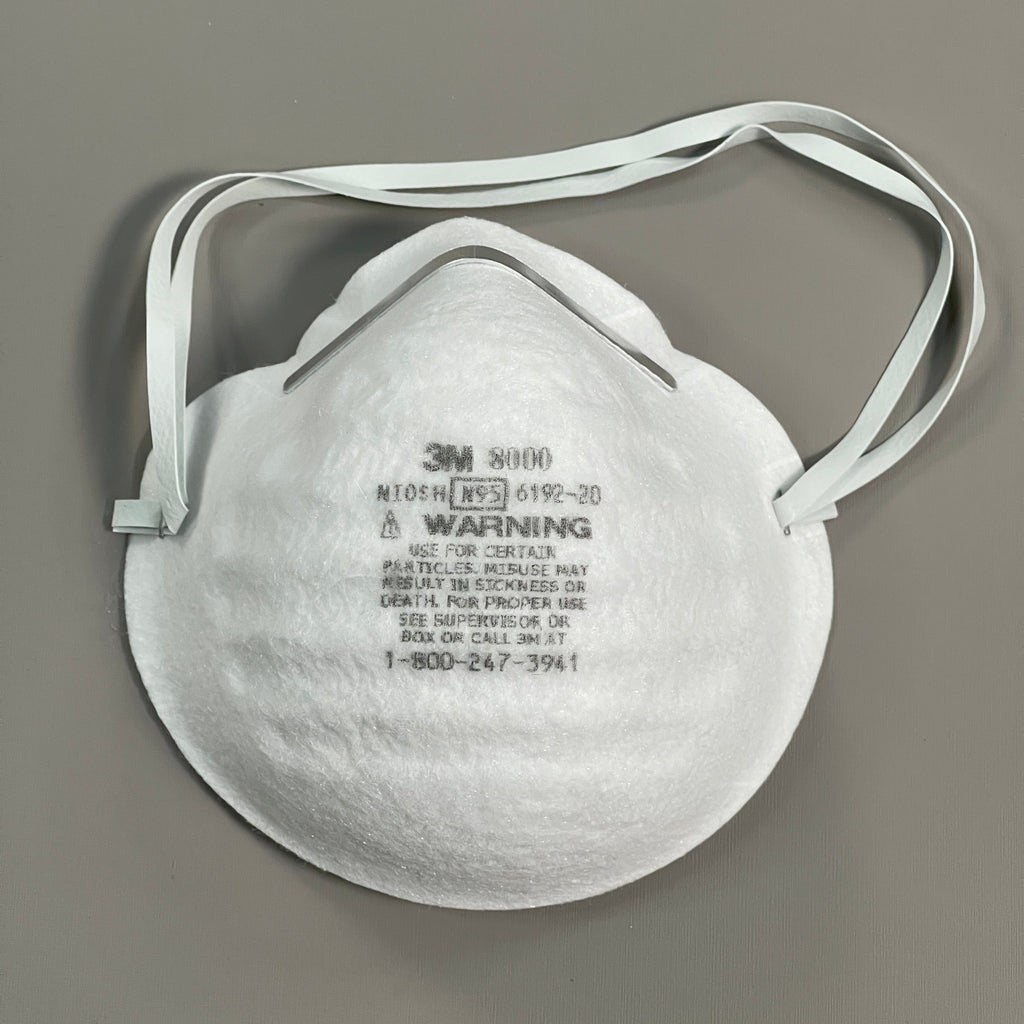 3M 8000 Particle Respirators N95 Mask (90-Pack) 1289-03 USA (New)