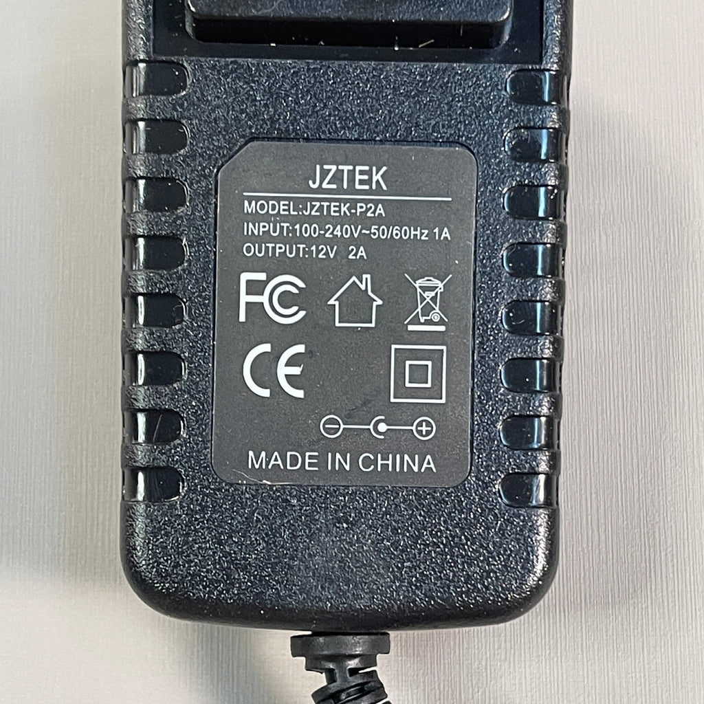 JZTEK Security Camera Power Adapter 12V 2A 100V-240V AC to DC 4-Way Power Splitter (New)