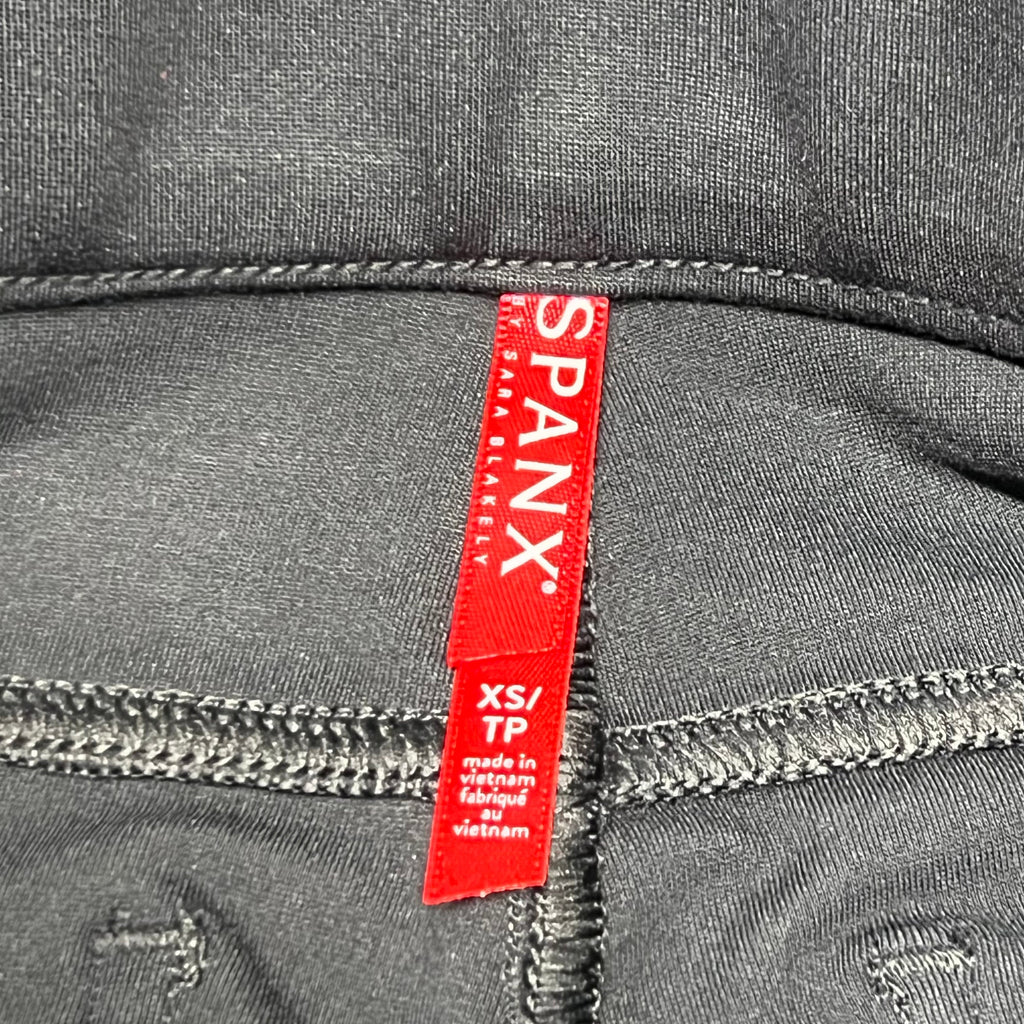 SPANX 4-Pocket Skinny in Ponte Women's Sz XS / TP  Black 20202R (New)