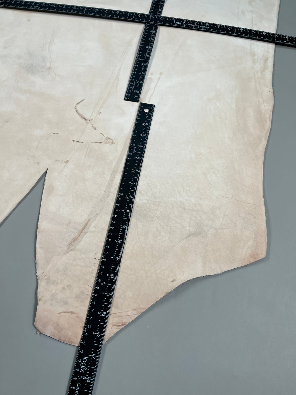 GENUINE VEGETABLE-TANNED LEATHER Single Bend 4MM, 25"x 49" Veg-Tan Sole Bend