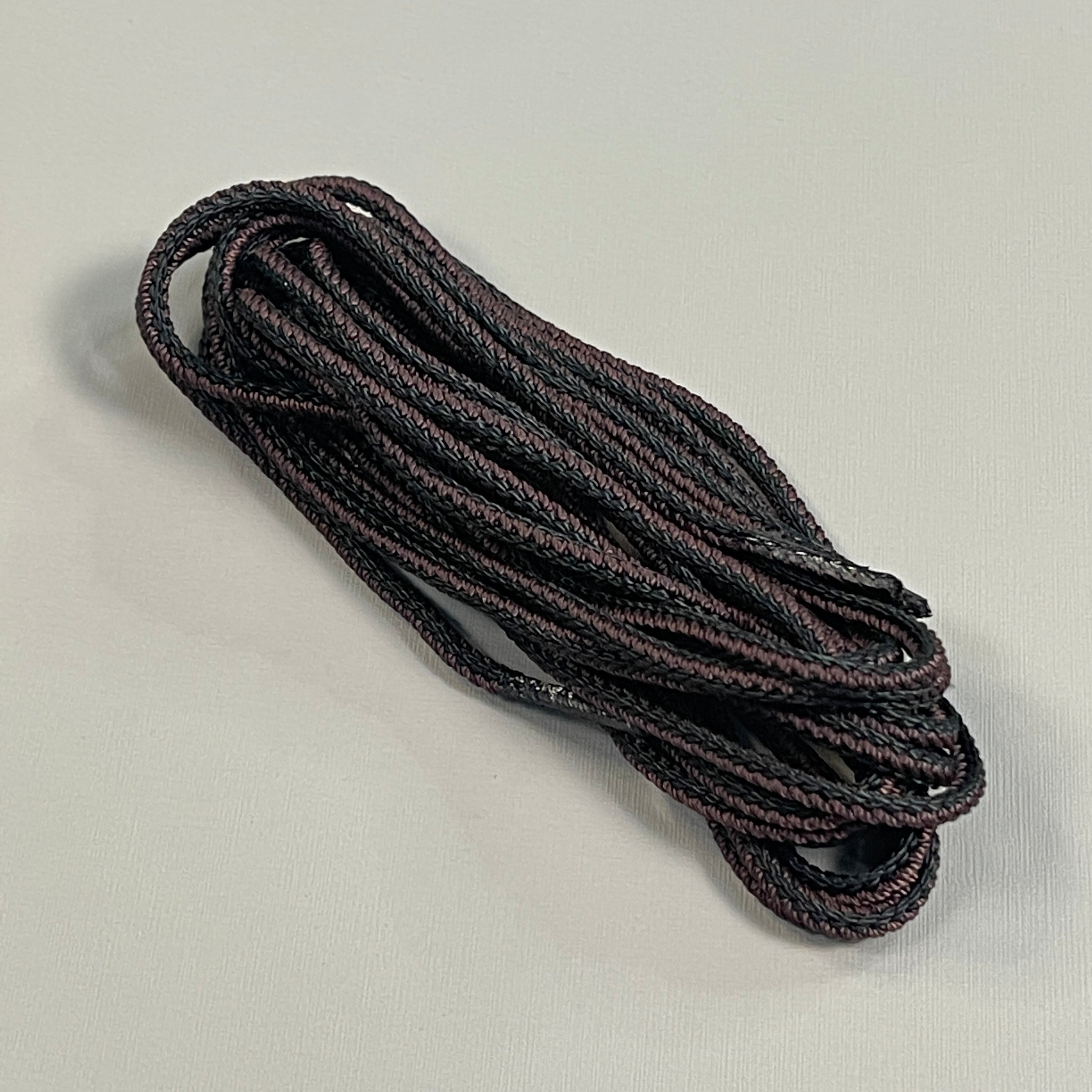HOPE GLOBAL Military Boot Laces 1 PAIR Taslan Black/Brown 63" Waterproofed & Super Strong (New)