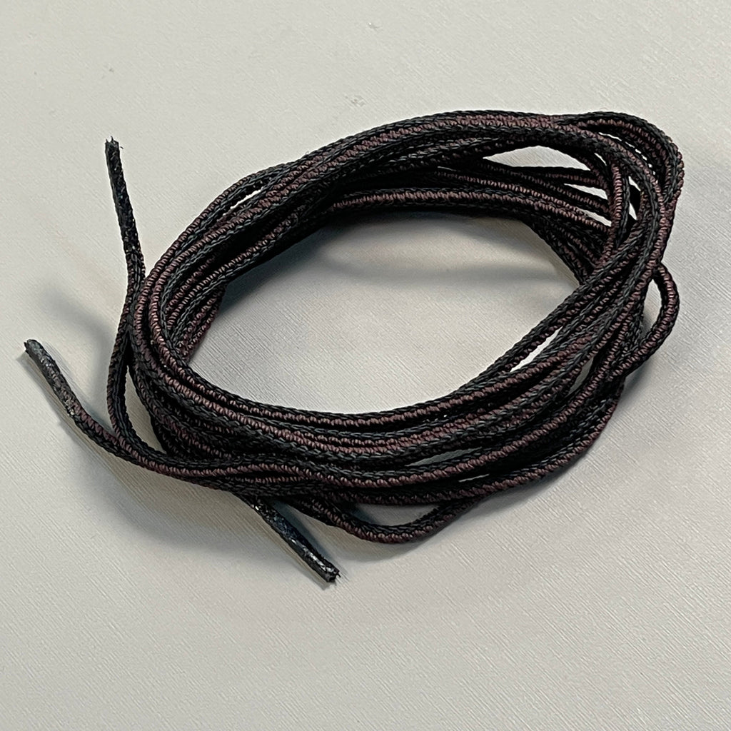 HOPE GLOBAL Military Boot Laces 1 PAIR Taslan Black/Brown 63" Waterproofed & Super Strong (New)