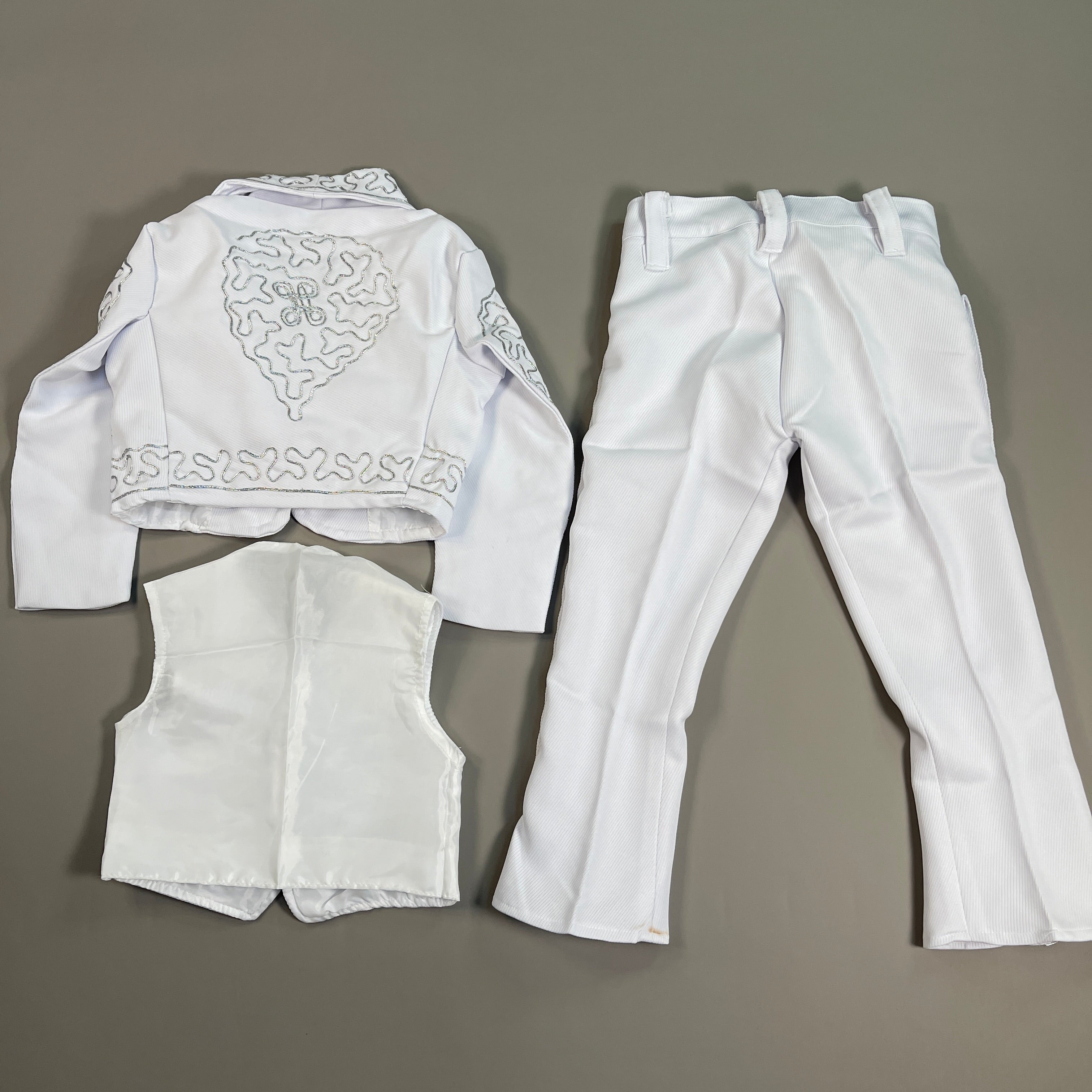 Mexican Mariachi Charro 3-Piece Suit Outfit Mayo Fiesta Dance Costume Youth Sz H50 (New)