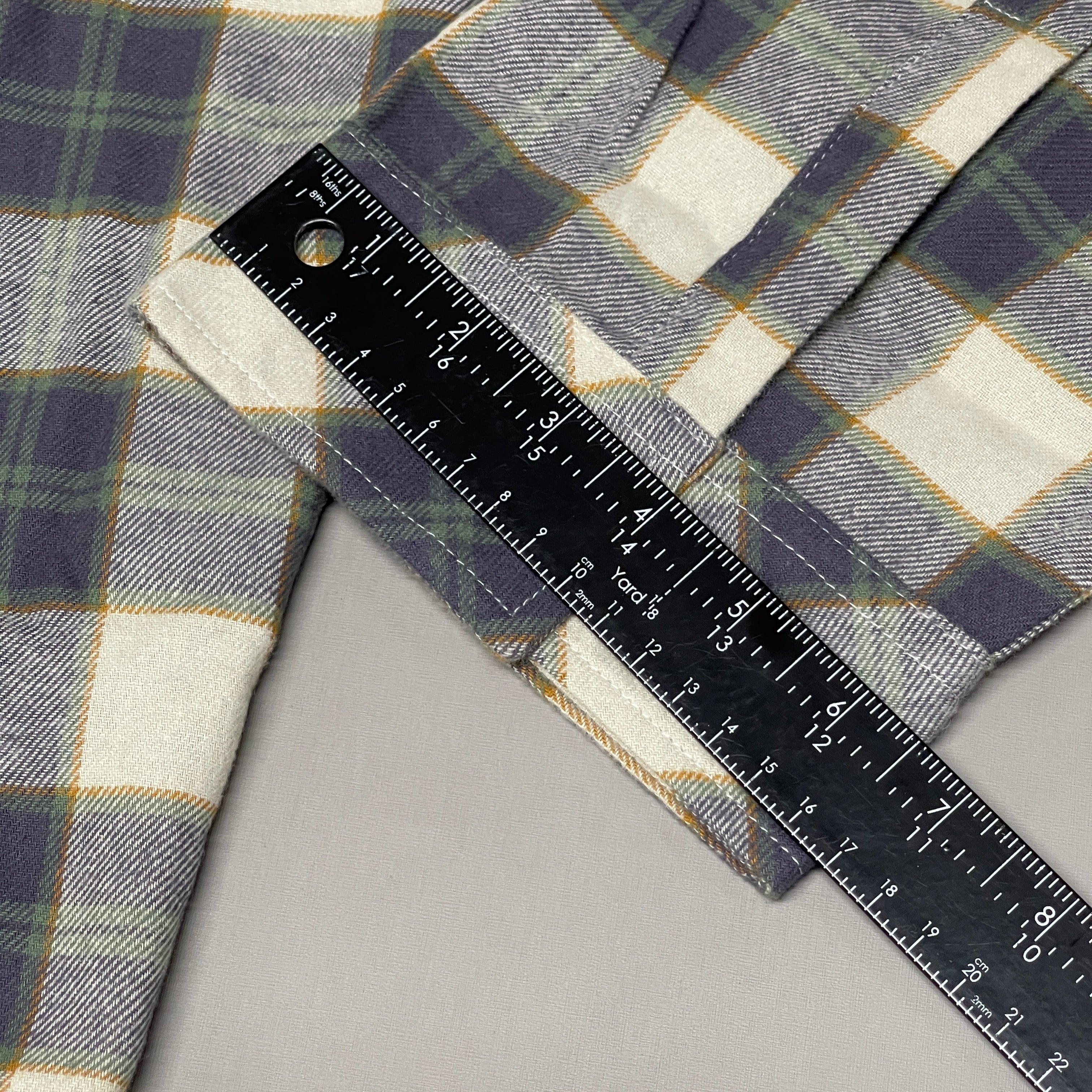 WE WORE WHAT Boyfriend Flannel Button-Down Shirt Green Women's Sz XS/S 246765