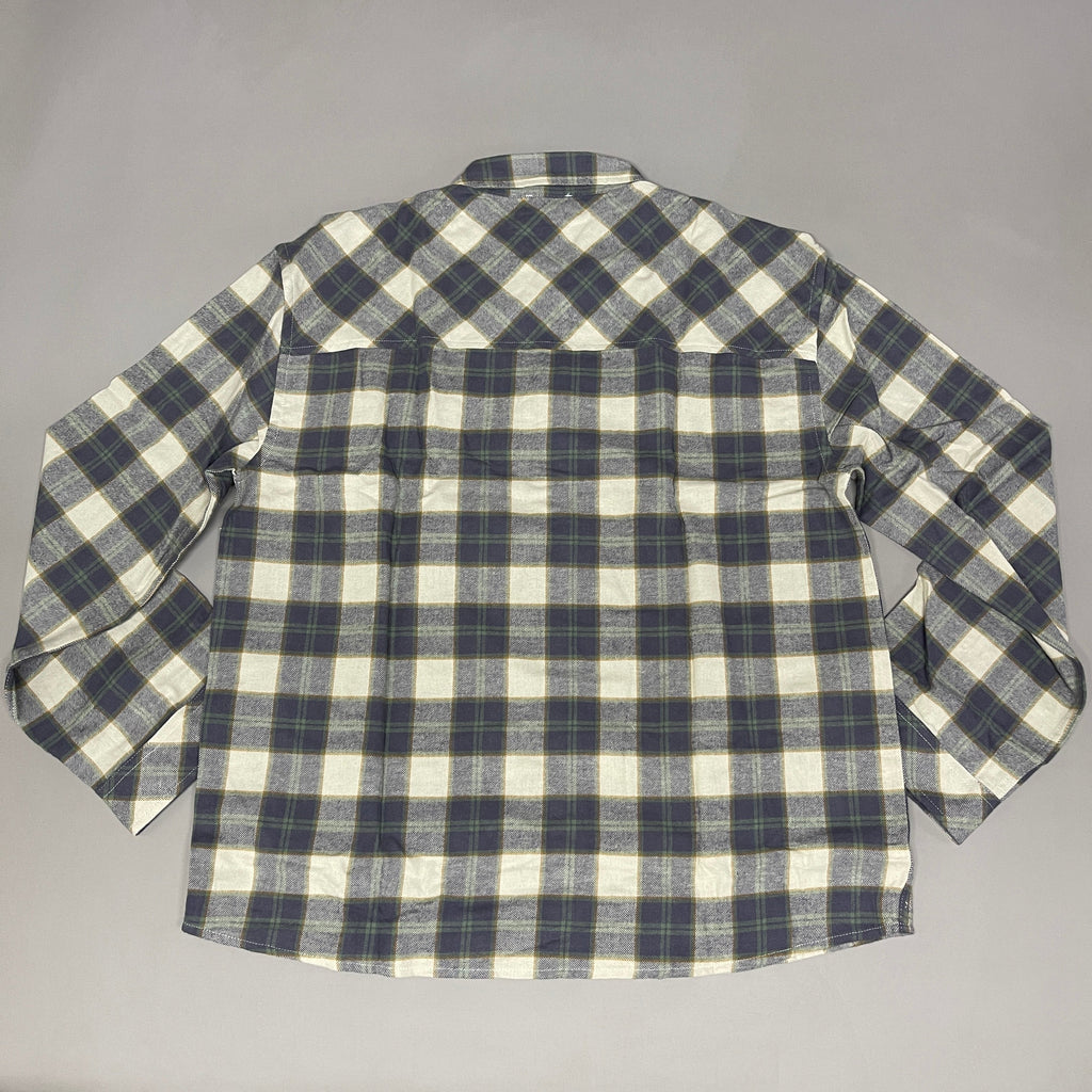 WE WORE WHAT Boyfriend Flannel Button-Down Shirt Women's Sz M/L Green WWDT23-1