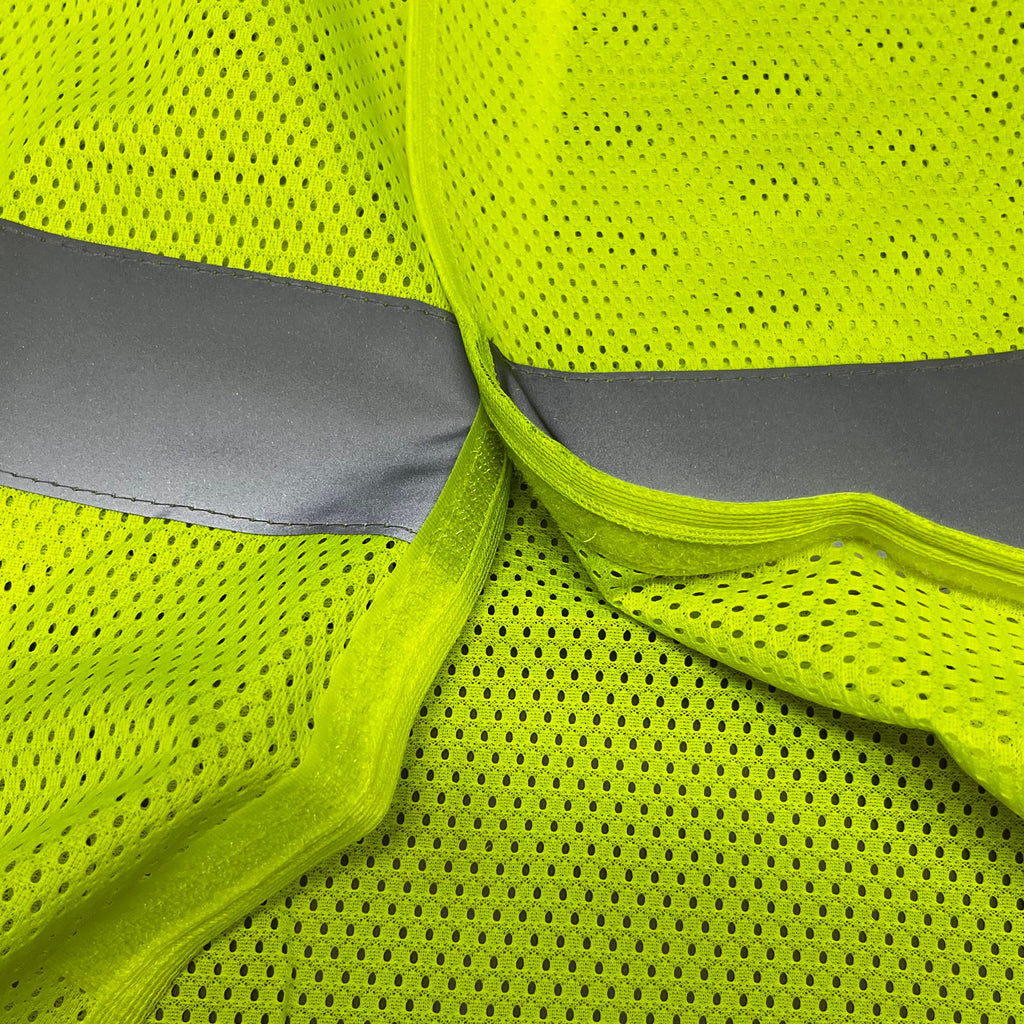 ASN INC Yellow Reflective Safety Vest Unisex Sz-3XL Neon Yellow 1409227 (New)