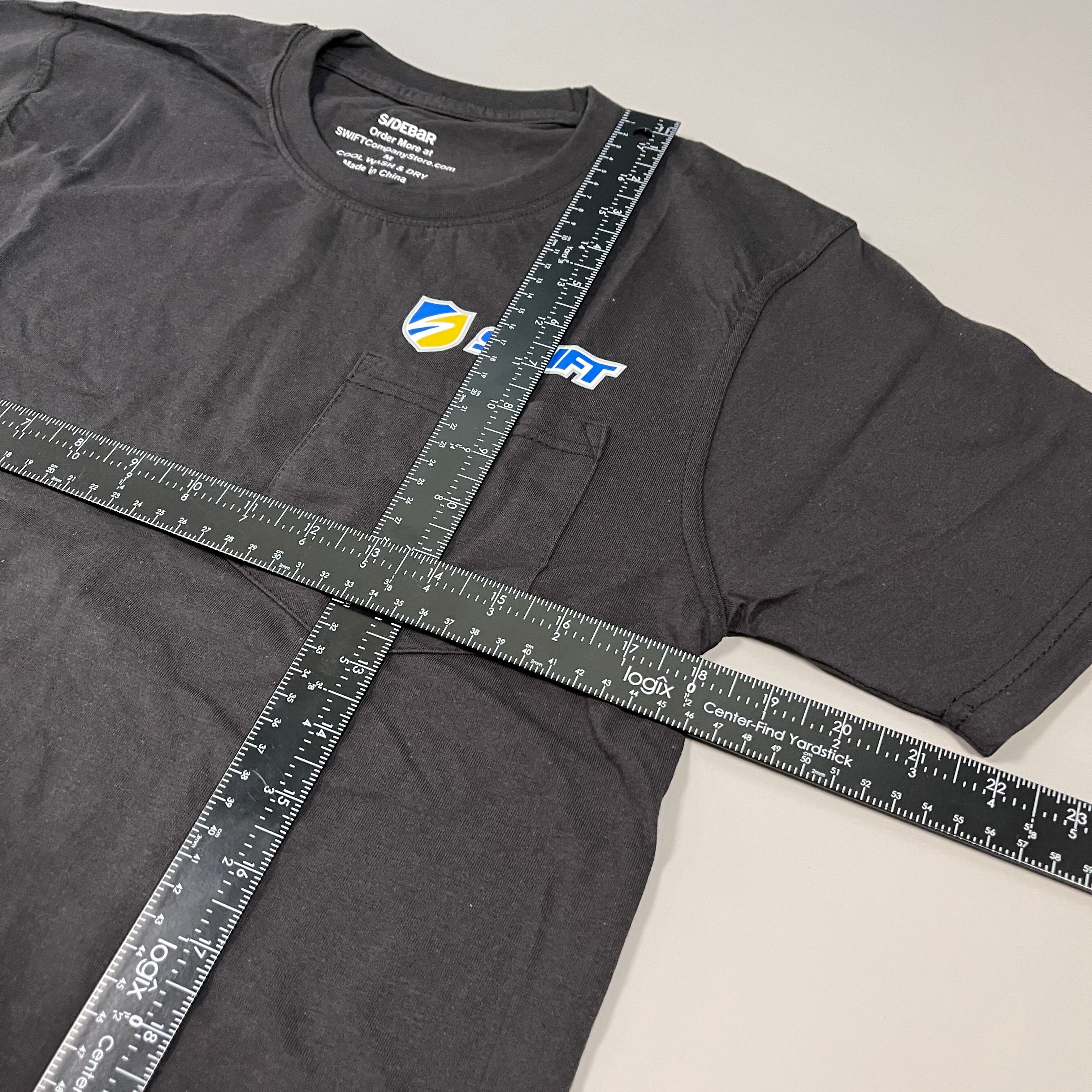 SWIFT Transportation Driver T-Shirt w/Pocket Unisex Sz M Black SW-170 (New Other)