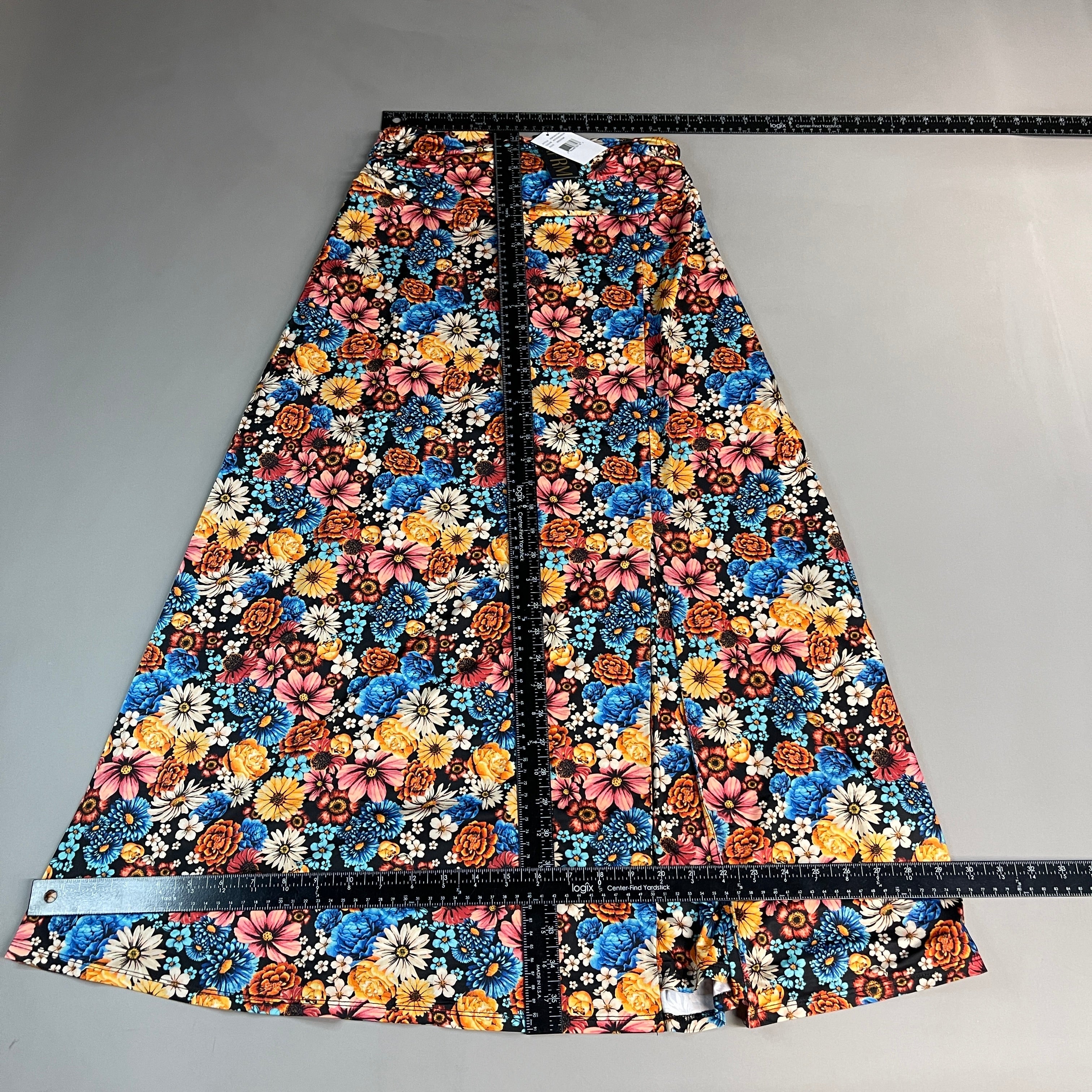 AFRM X Revolve Gala Skirt Women's M Multi Wildflower Bouquet AEB029575AU18 (New)