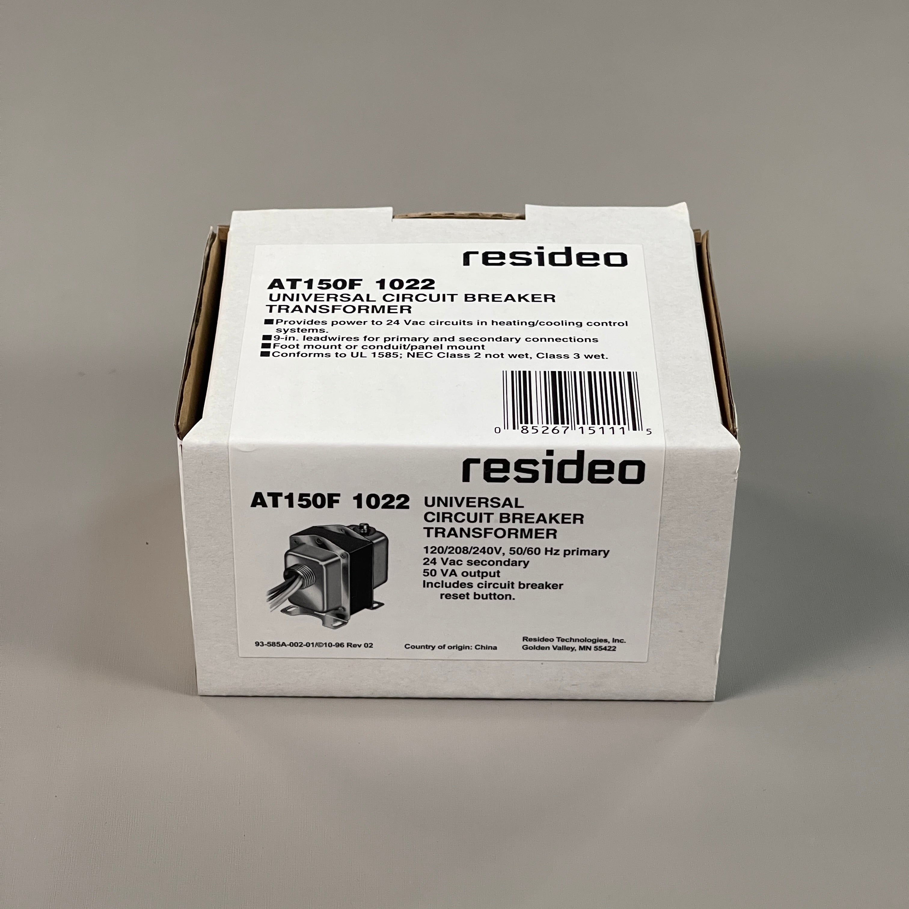 RESIDIO Universal Circuit Breaker Transformer AT150F 1022 (New)
