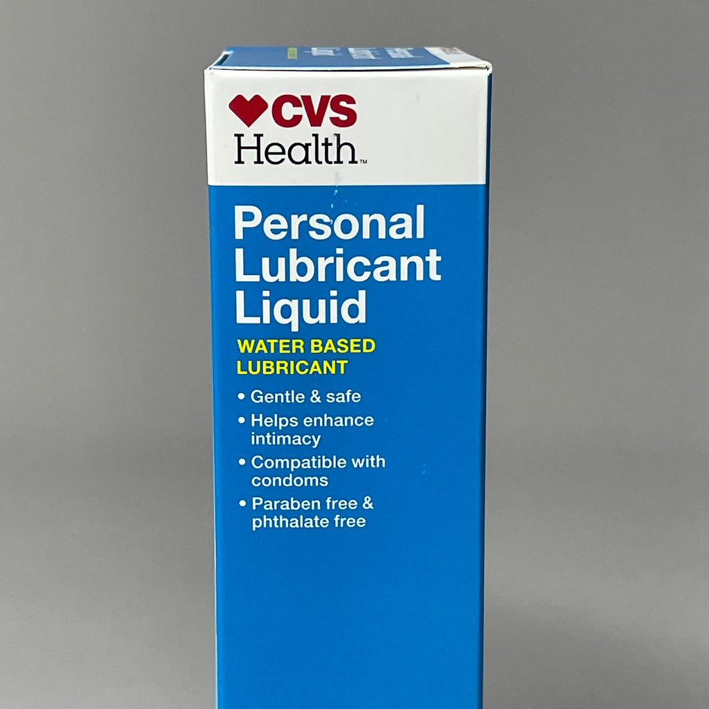 CVS HEALTH (2 PACK) Personal Lubricant Water-Based 5.6 oz Each Exp 05/25