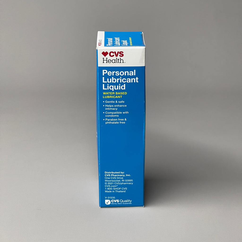 CVS HEALTH (2 PACK) Personal Lubricant Water-Based 5.6 oz Each Exp 05/25