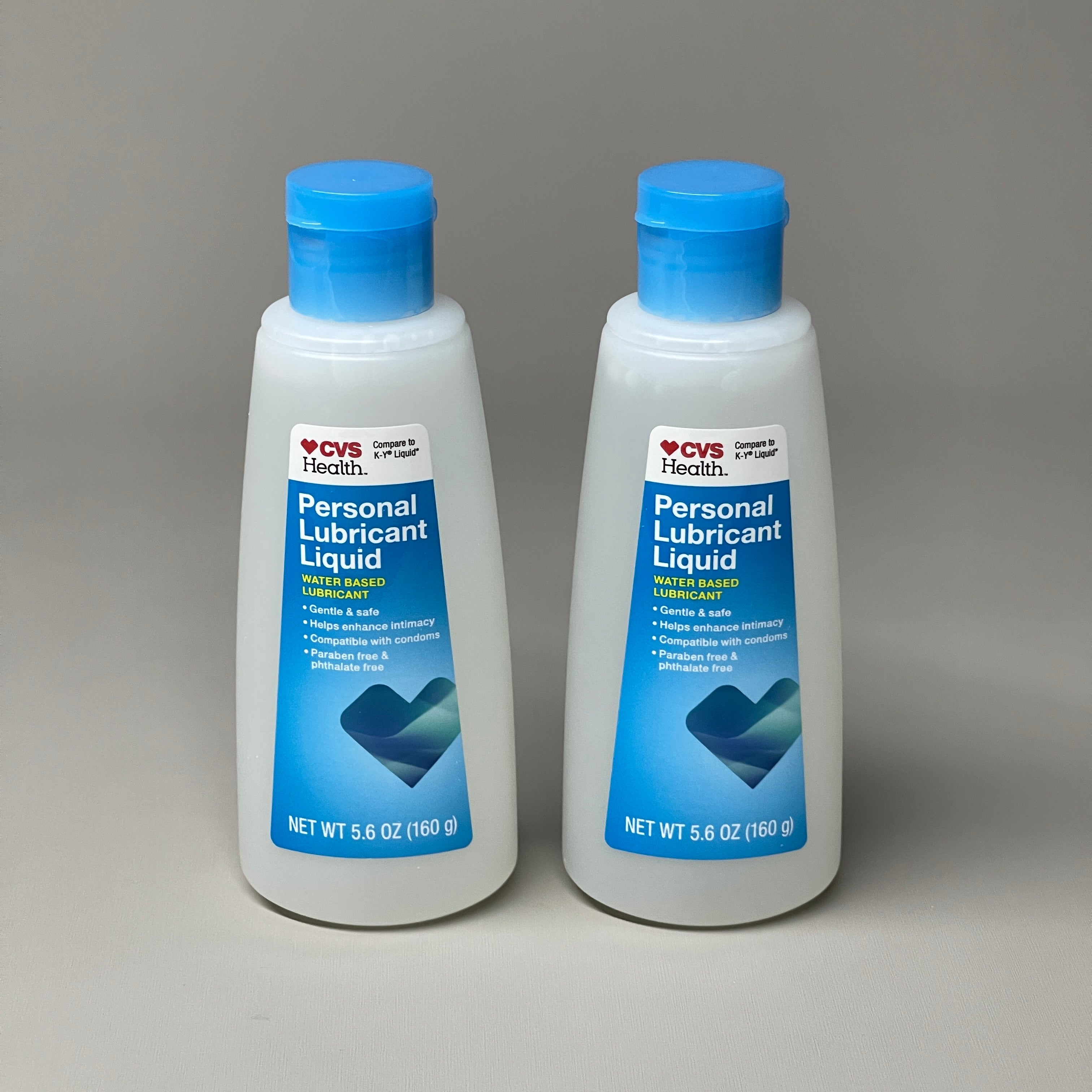 CVS HEALTH (2 PACK) Personal Lubricant Water-Based 5.6 oz Each Exp 05/25