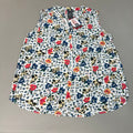 CHELSEA & THEODORE Sleeveless Blouse Women's Size XL Bash Floral White 2165072 (NEW)