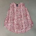 CHELSEA & THEODORE Sleeveless Blouse Women's Size S Pink Python 2165072 (NEW)