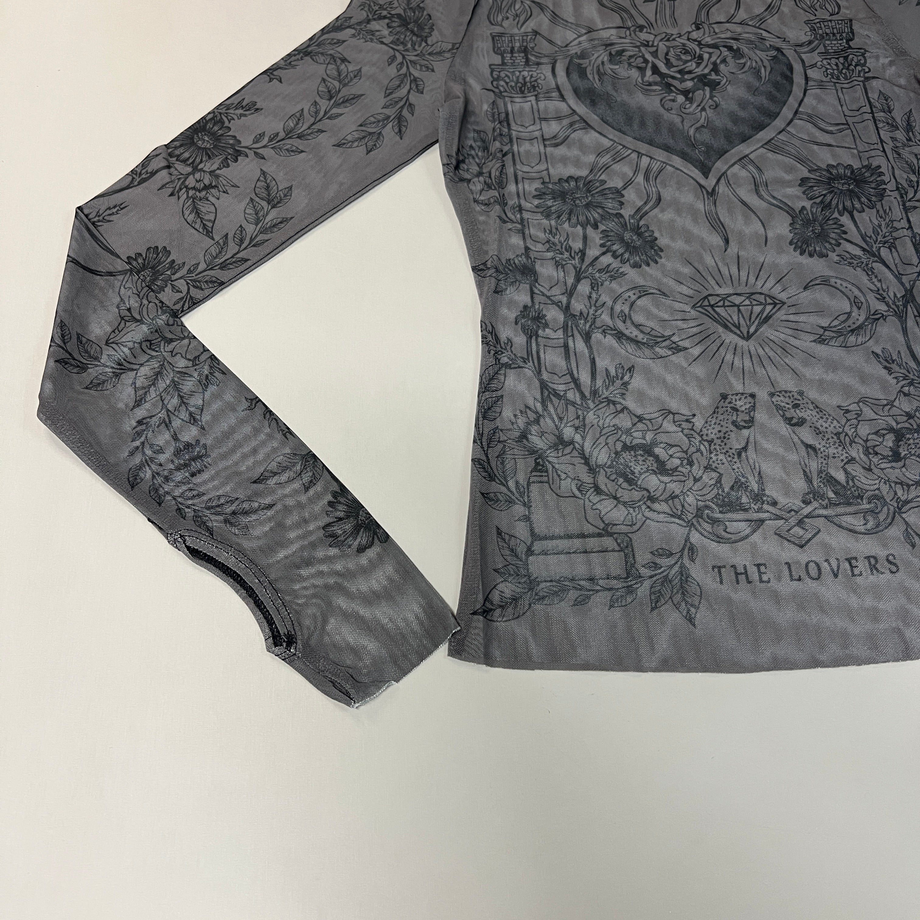 AFRM Zadie Turtleneck Pullover w/Thumb Holes Women's S Noir Tarot Card AET028103AU21 (New)