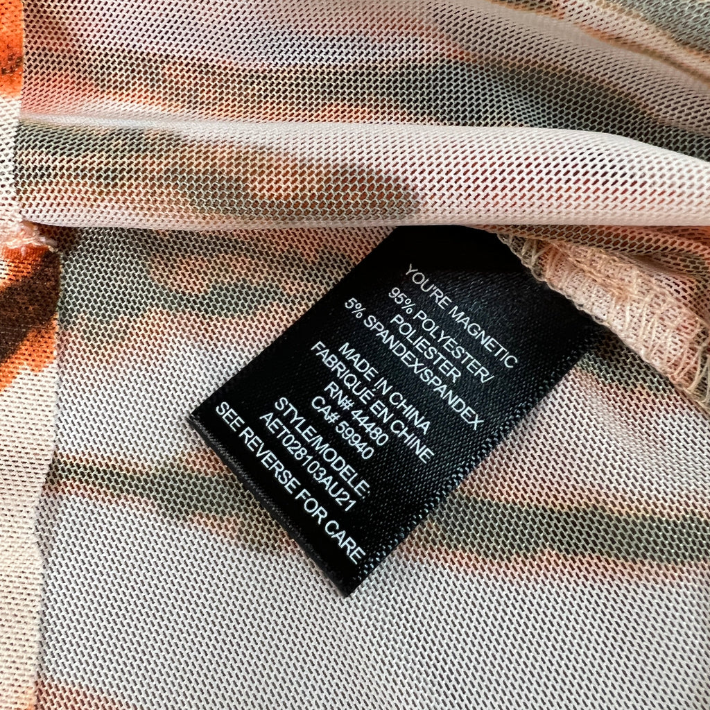 AFRM Zadie Turtleneck Pullover w/Thumb Holes Women's M Placement Tiger AET028103AU21 (New)