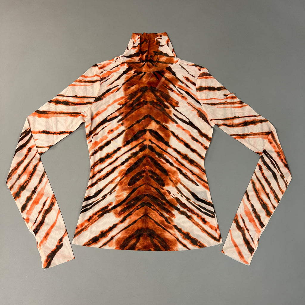 AFRM Zadie Turtleneck Pullover w/Thumb Holes Women's M Placement Tiger AET028103AU21 (New)
