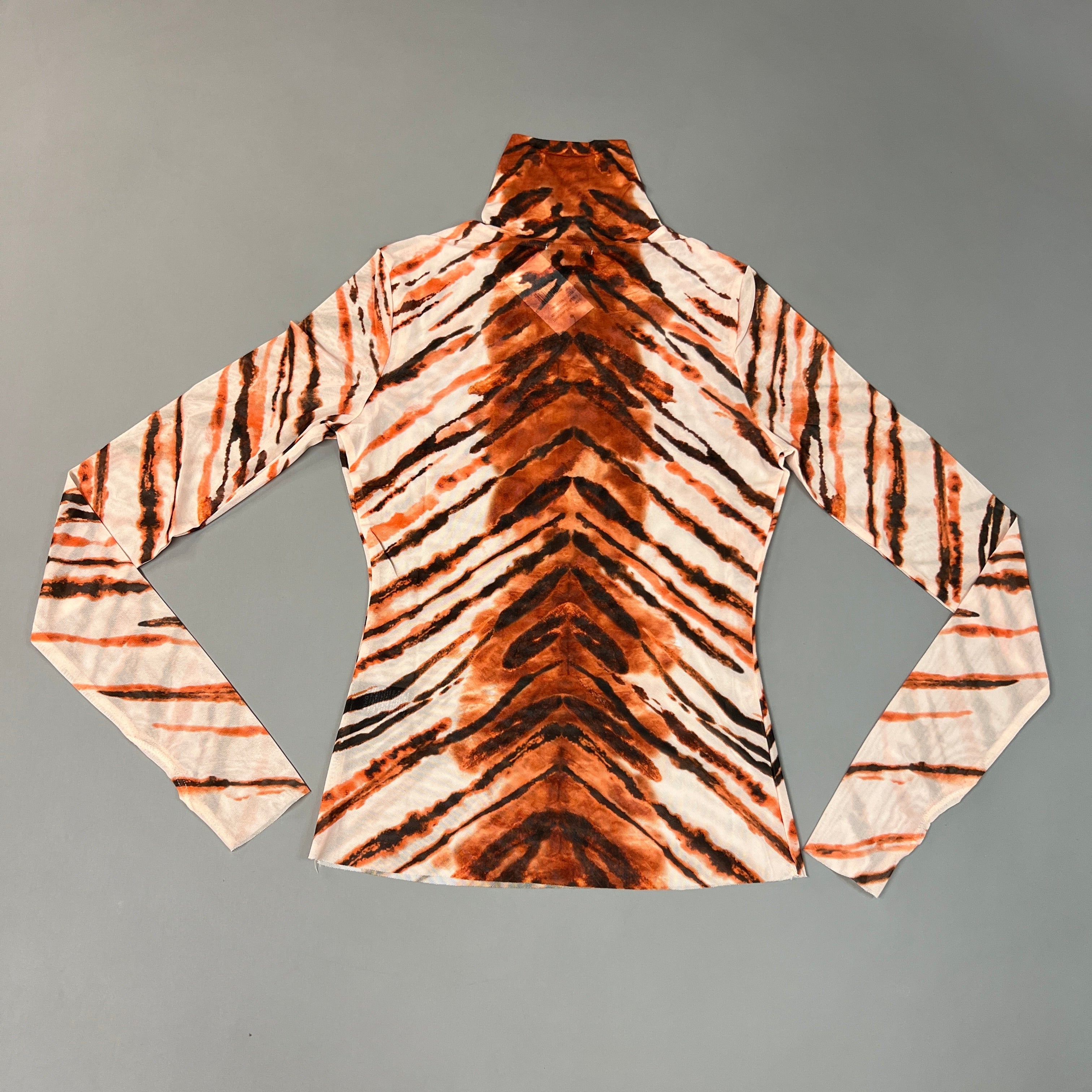 AFRM Zadie Turtleneck Pullover w/Thumb Holes Women's M Placement Tiger AET028103AU21 (New)