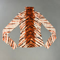 AFRM Zadie Turtleneck Pullover w/Thumb Holes Women's S Placement Tiger AET028103AU21 (New)