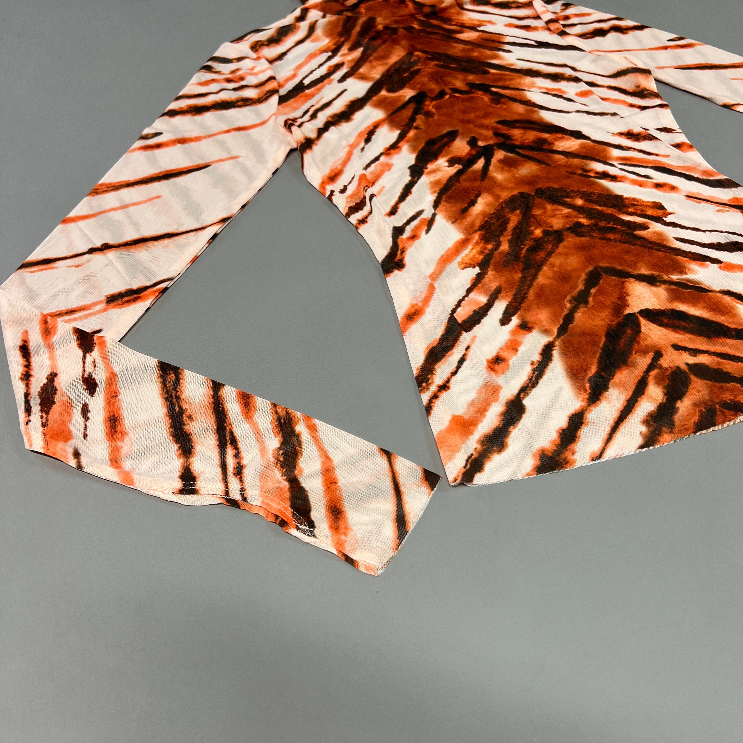 AFRM Zadie Turtleneck Pullover w/Thumb Holes Women's S Placement Tiger AET028103AU21 (New)