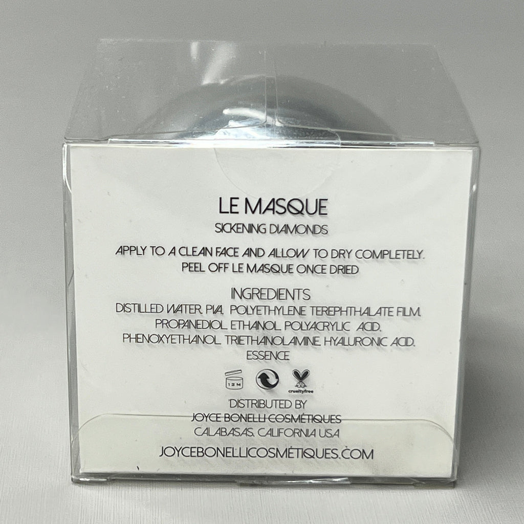 LE MASQUE Sickening Diamonds Peelable Glitter Mask 1 oz (NEW)