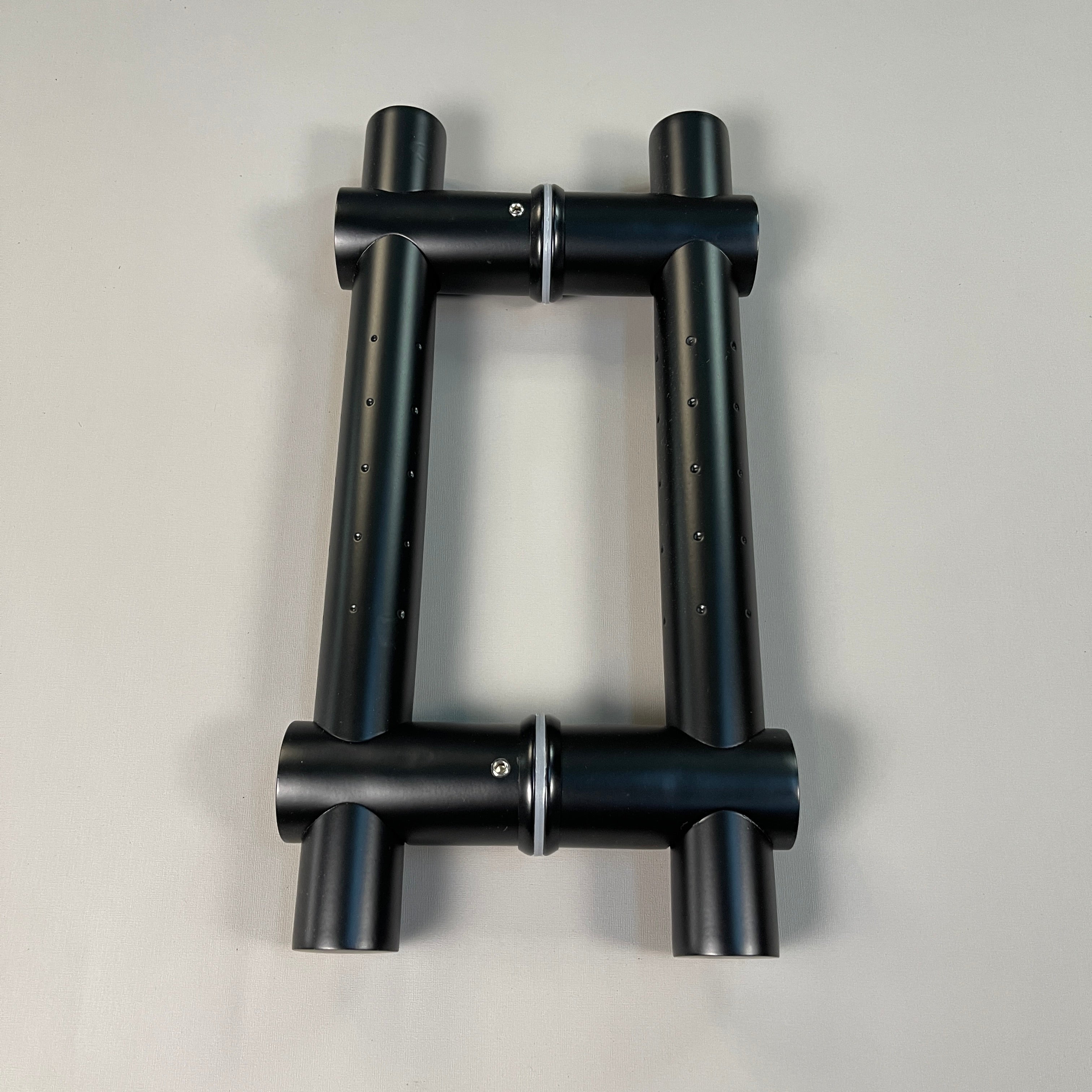Entry Door Pull Handle Set For Glass Door Stainless Steel Entrance Flat Black (New)