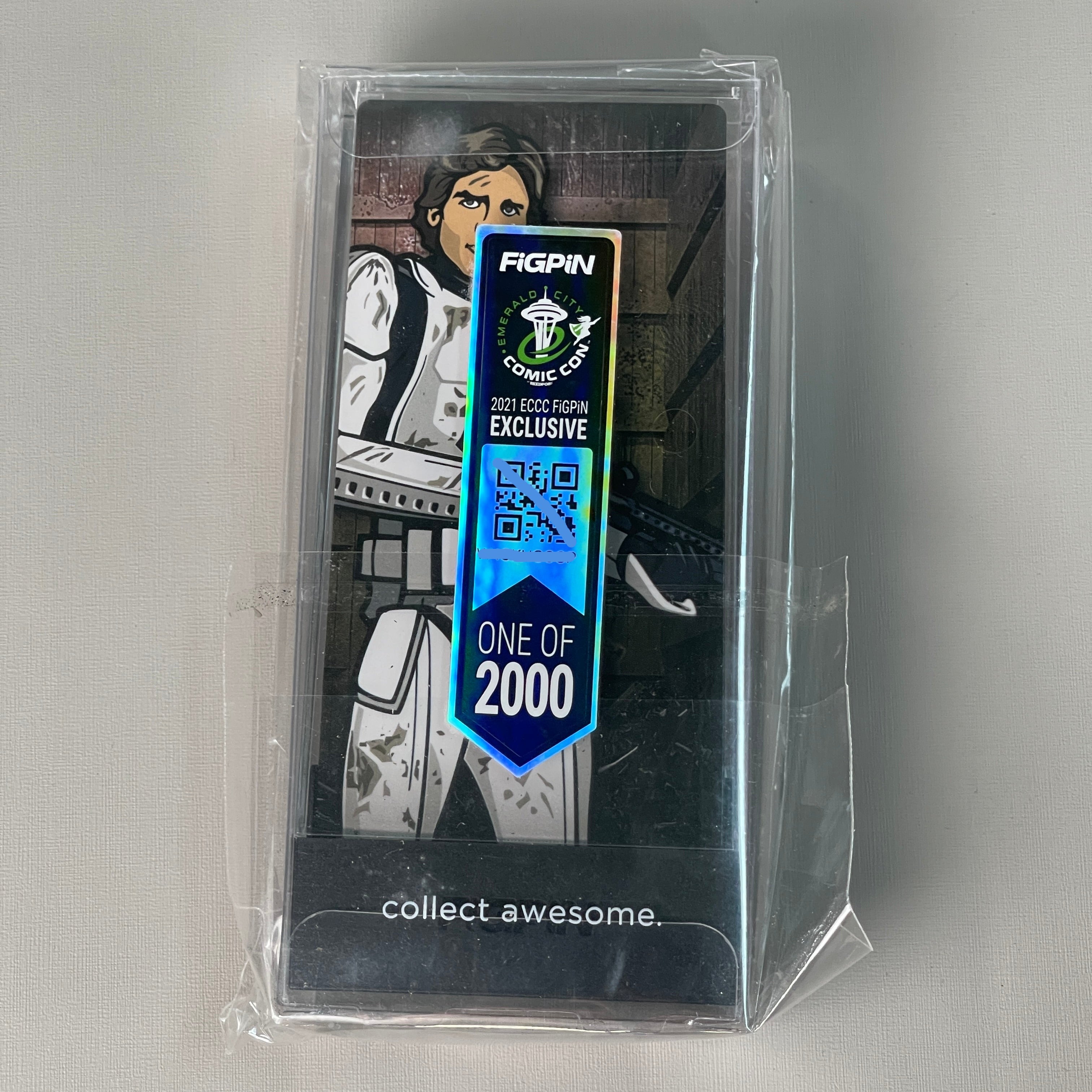 FIGPIN / DISNEY Han Solo Star Wars A New Hope Comic Con Logo Pin 833 (Locked New)