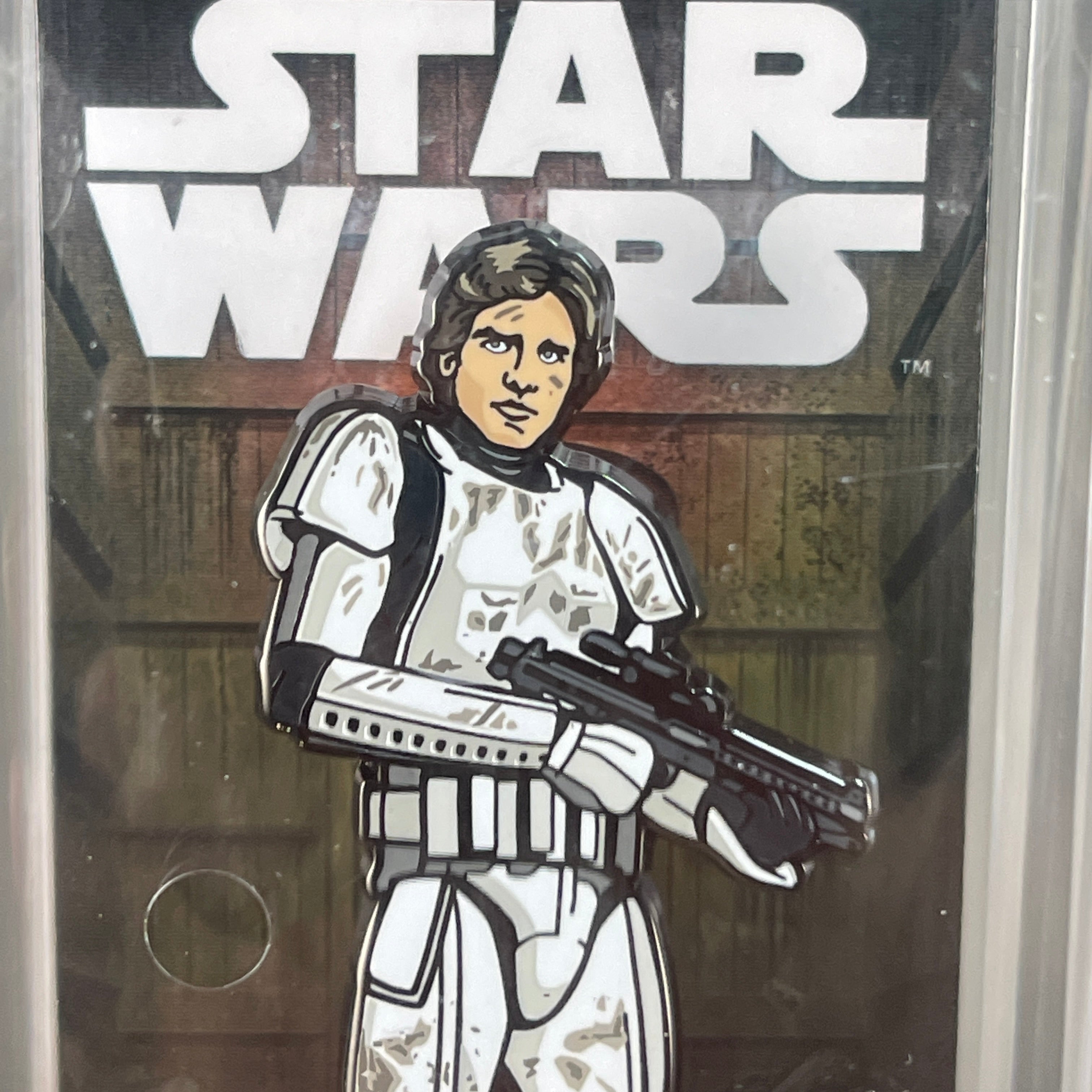 FIGPIN / DISNEY Han Solo Star Wars A New Hope Comic Con Logo Pin 833 (Locked New)