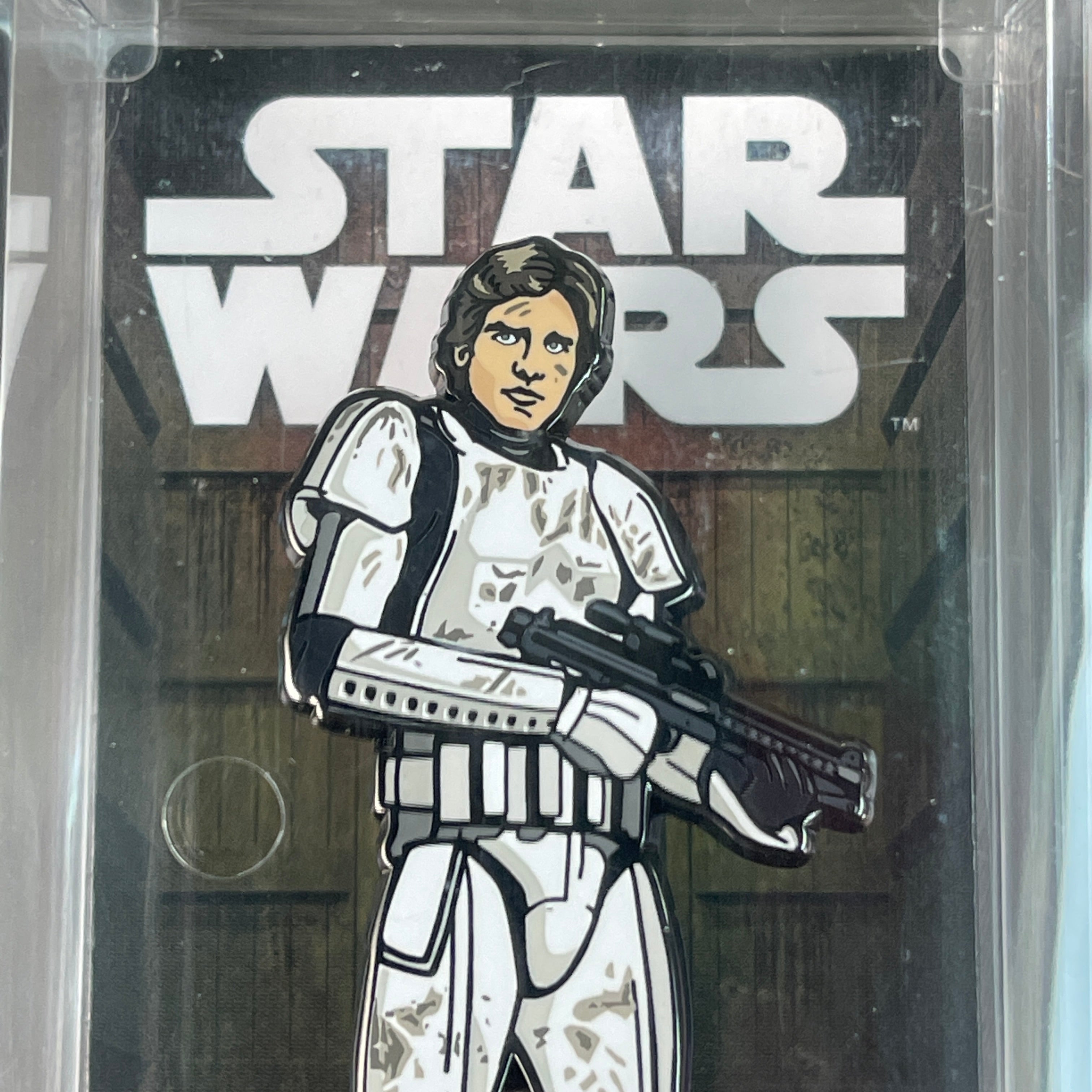 FIGPIN / DISNEY Han Solo Star Wars A New Hope Comic Con Logo Pin 833 (Locked New)
